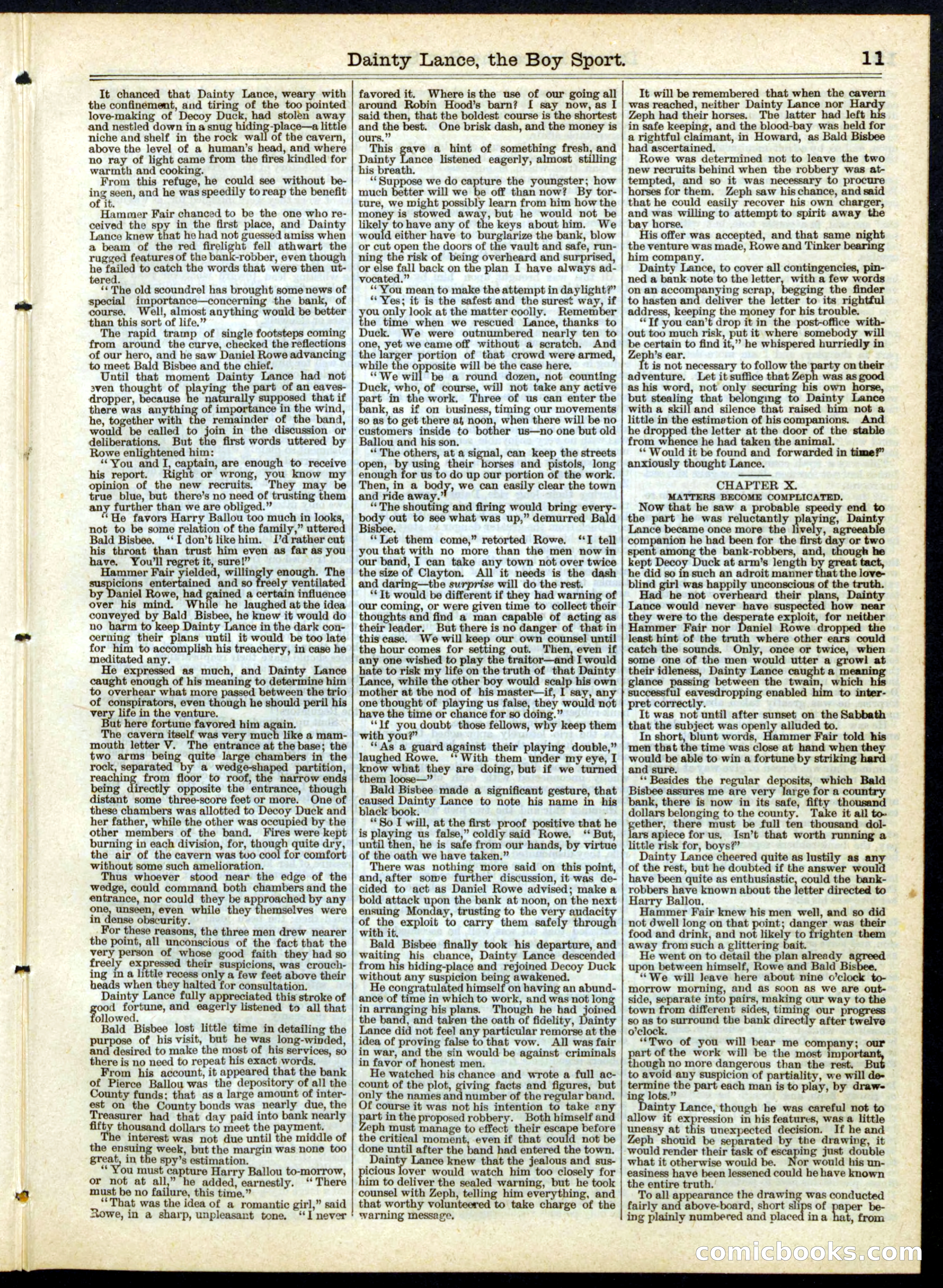Beadle's Half Dime Library No. 144 — page 11 of 16