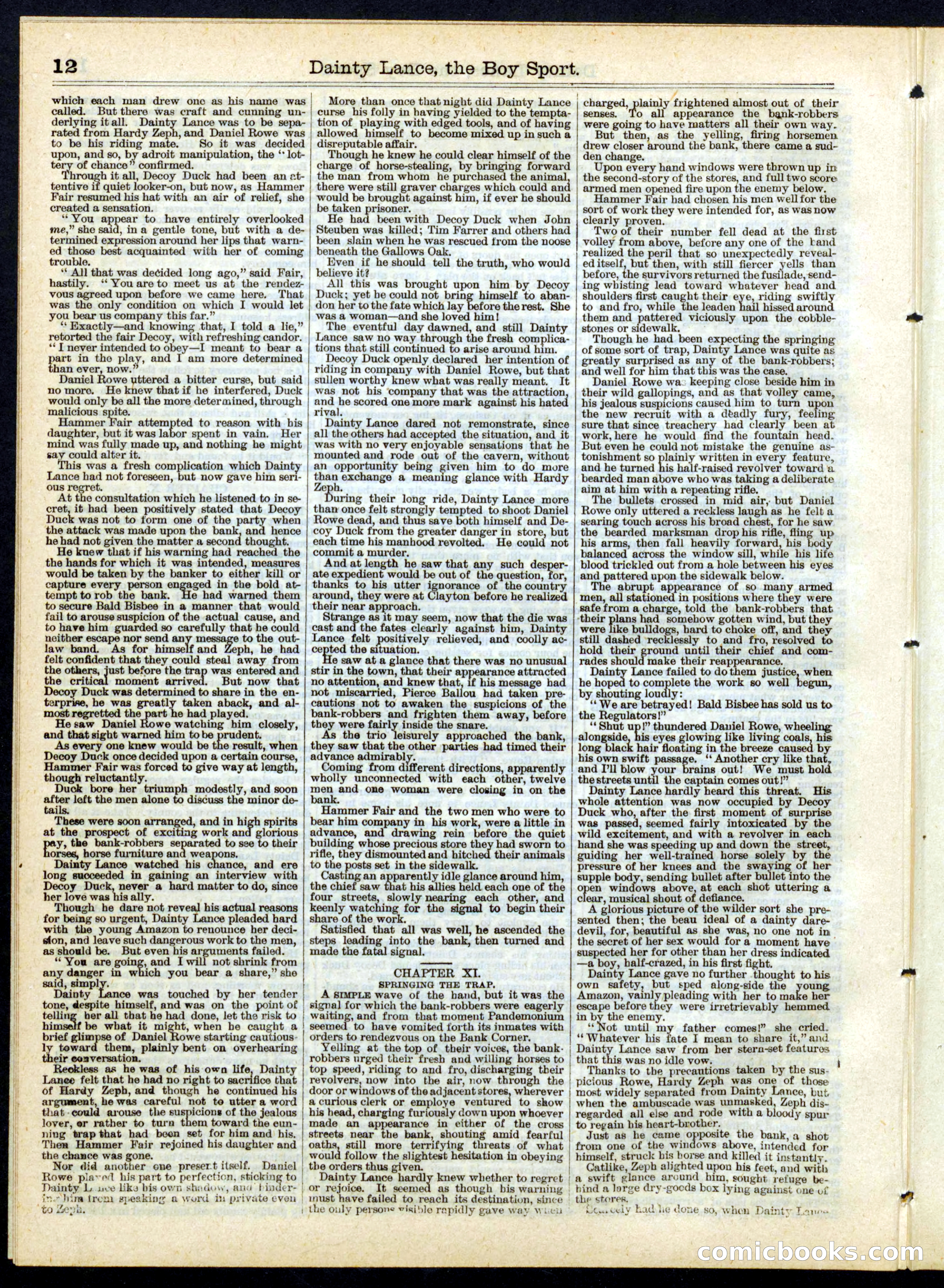 Beadle's Half Dime Library No. 144 — page 12 of 16