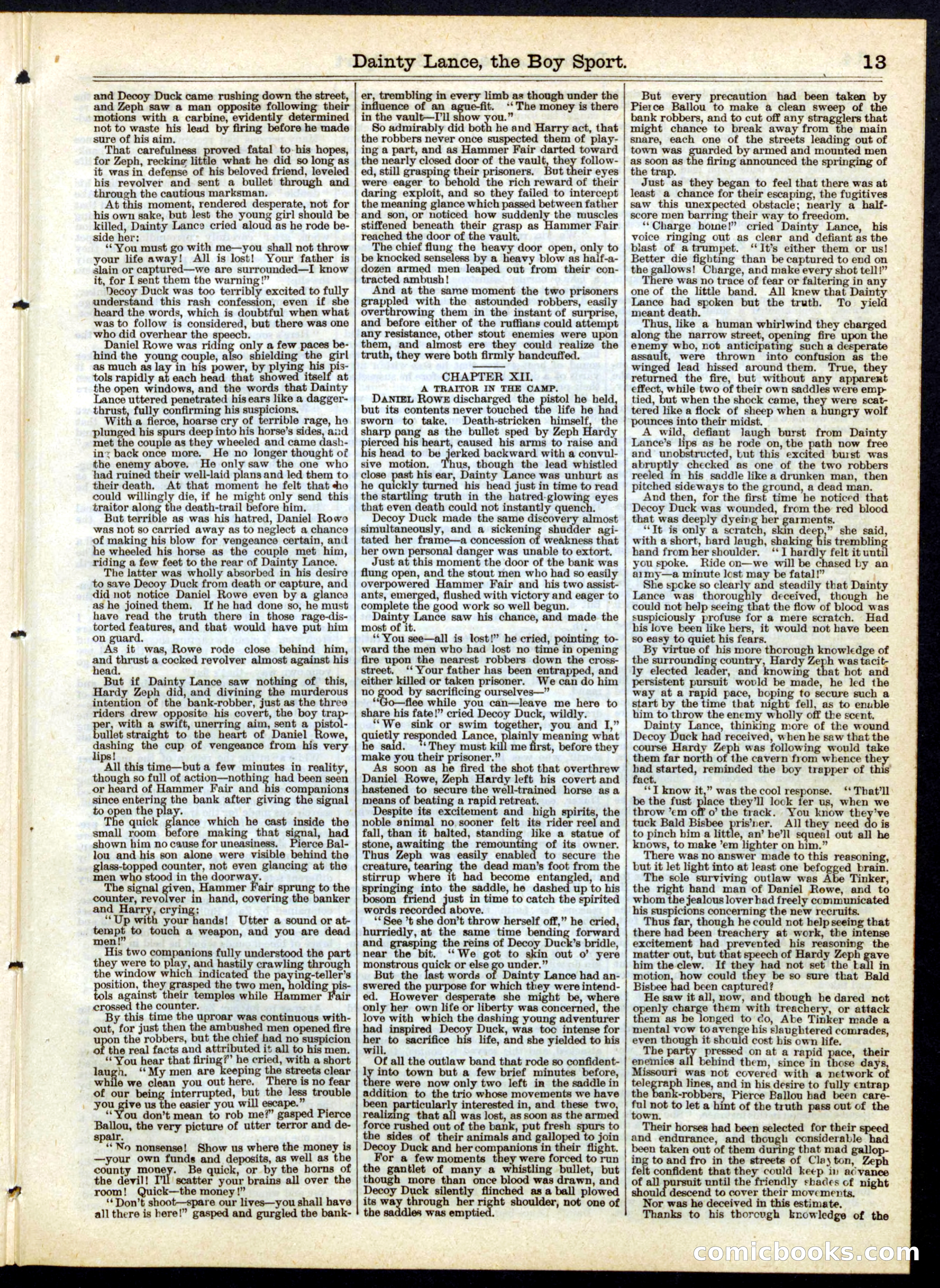 Beadle's Half Dime Library No. 144 — page 13 of 16