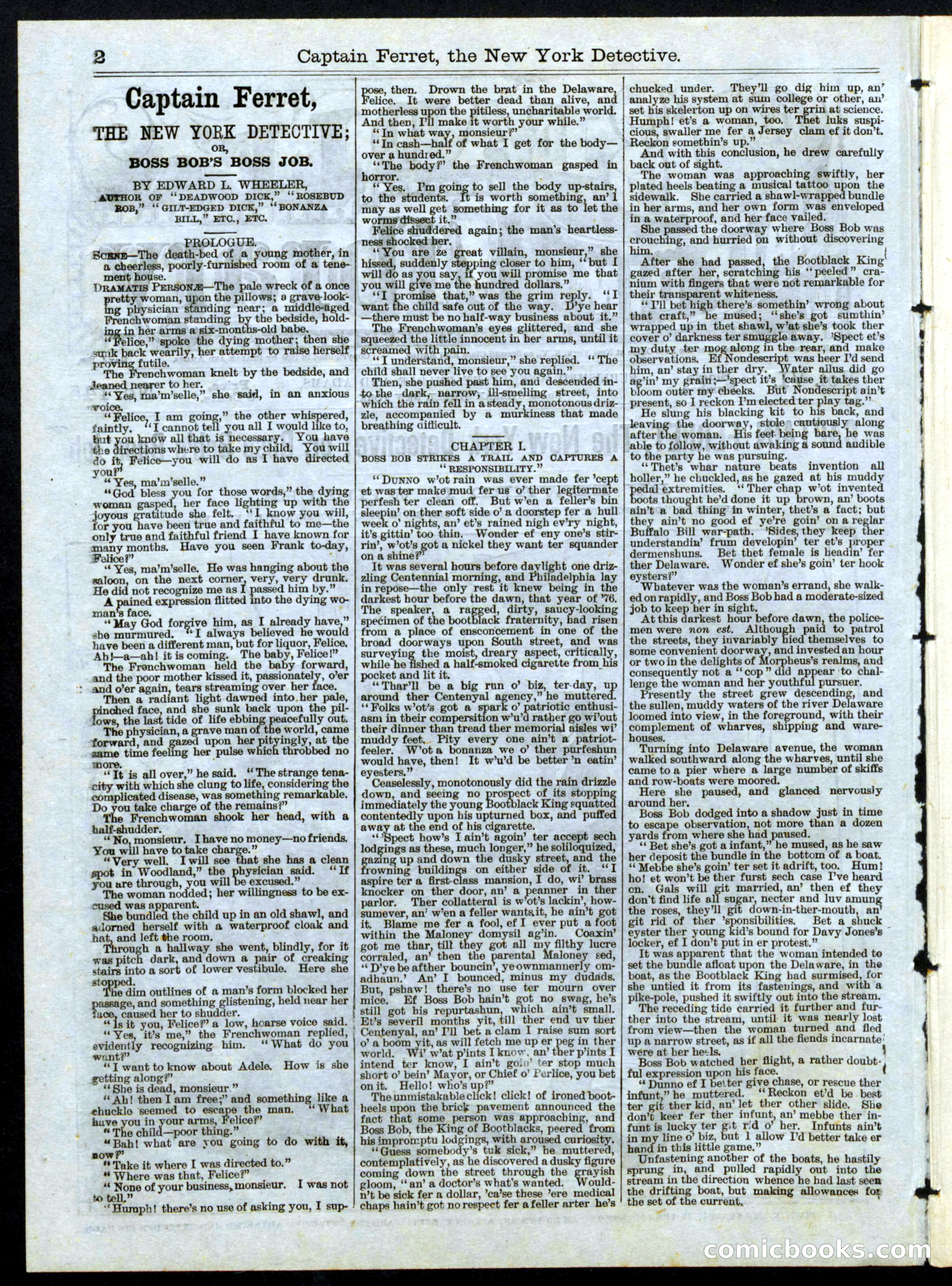 Beadle's Half Dime Library, No. 145 — page 2 of 16