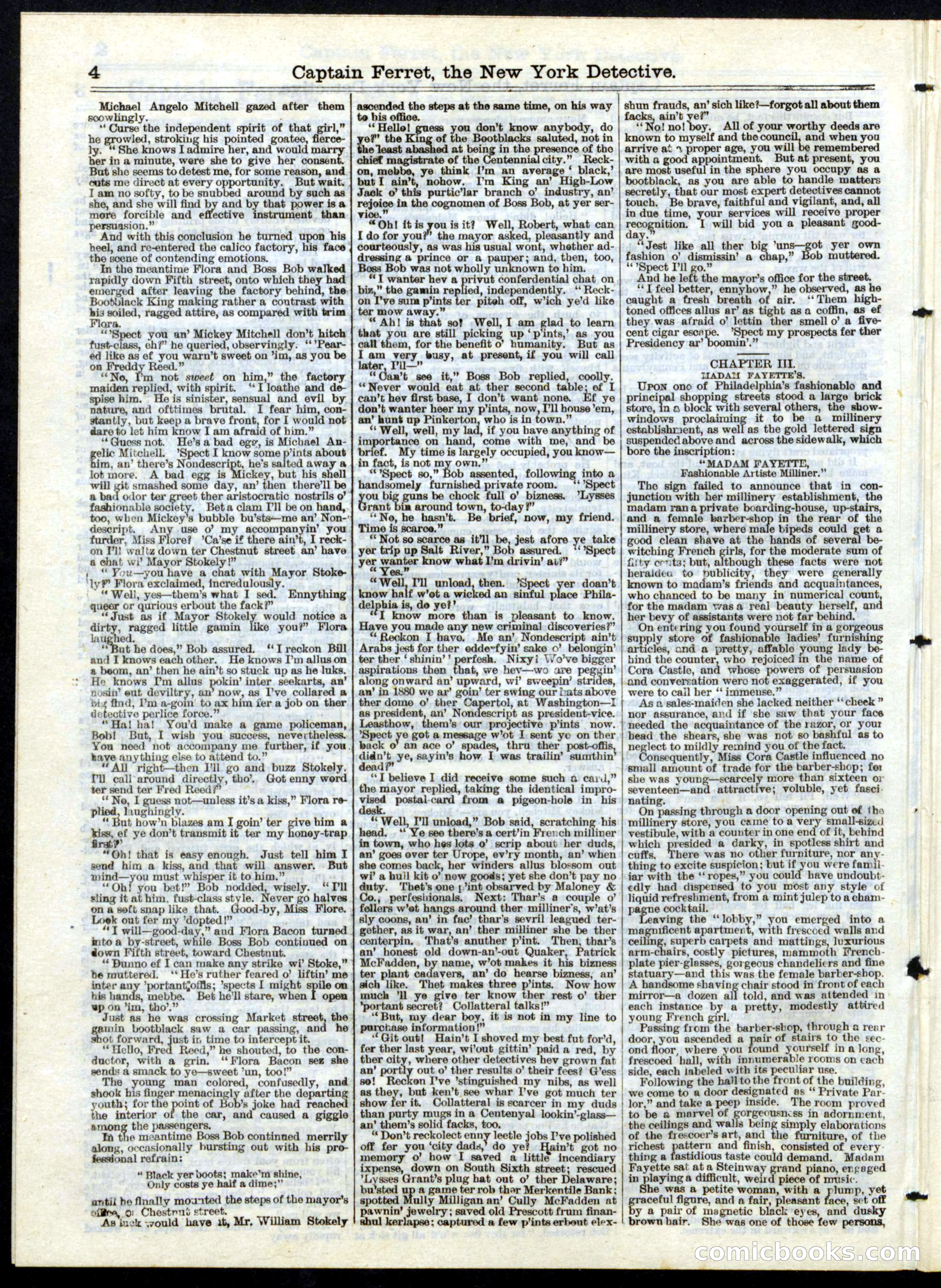 Beadle's Half Dime Library, No. 145 — page 4 of 16