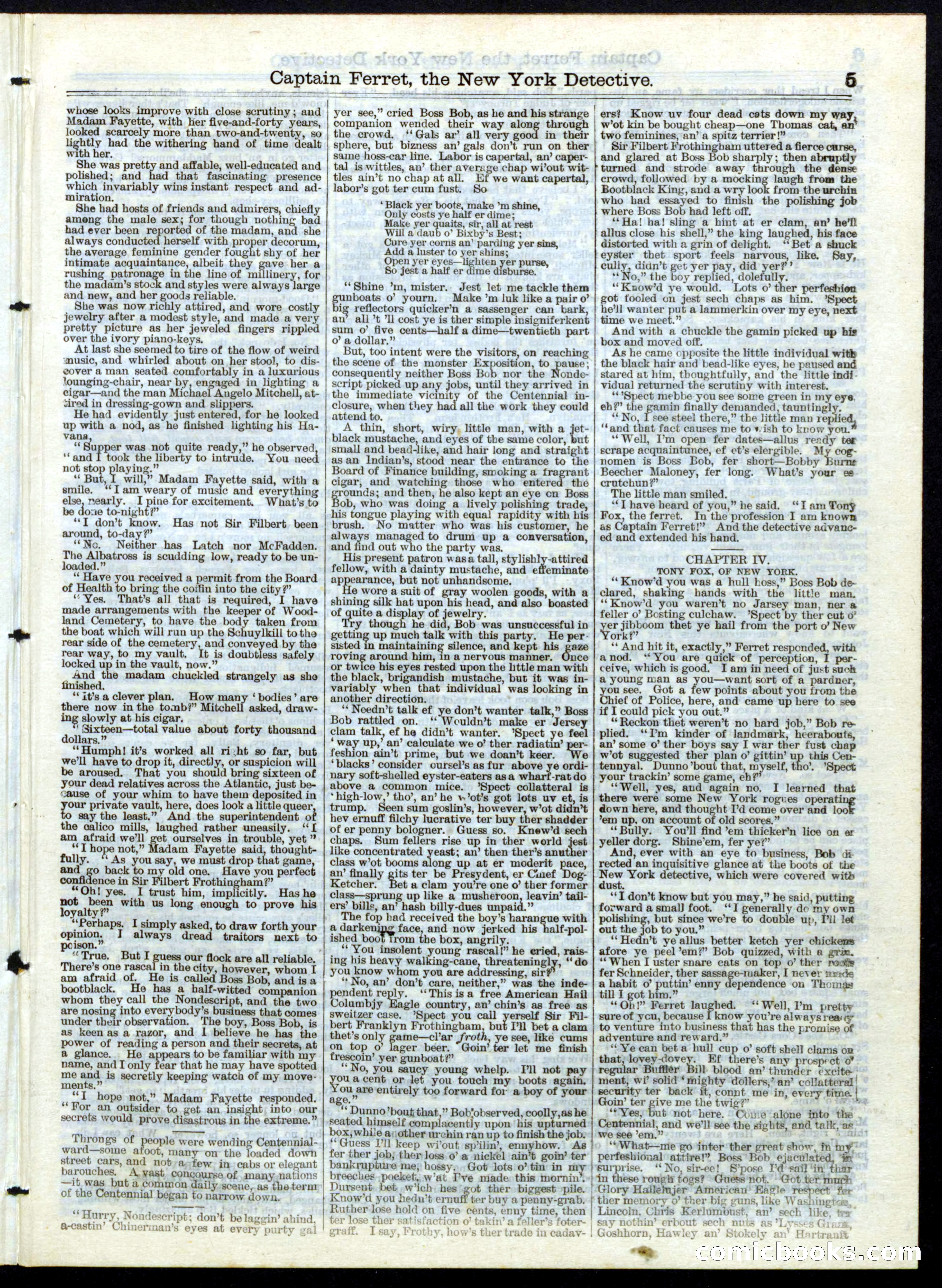 Beadle's Half Dime Library, No. 145 — page 5 of 16