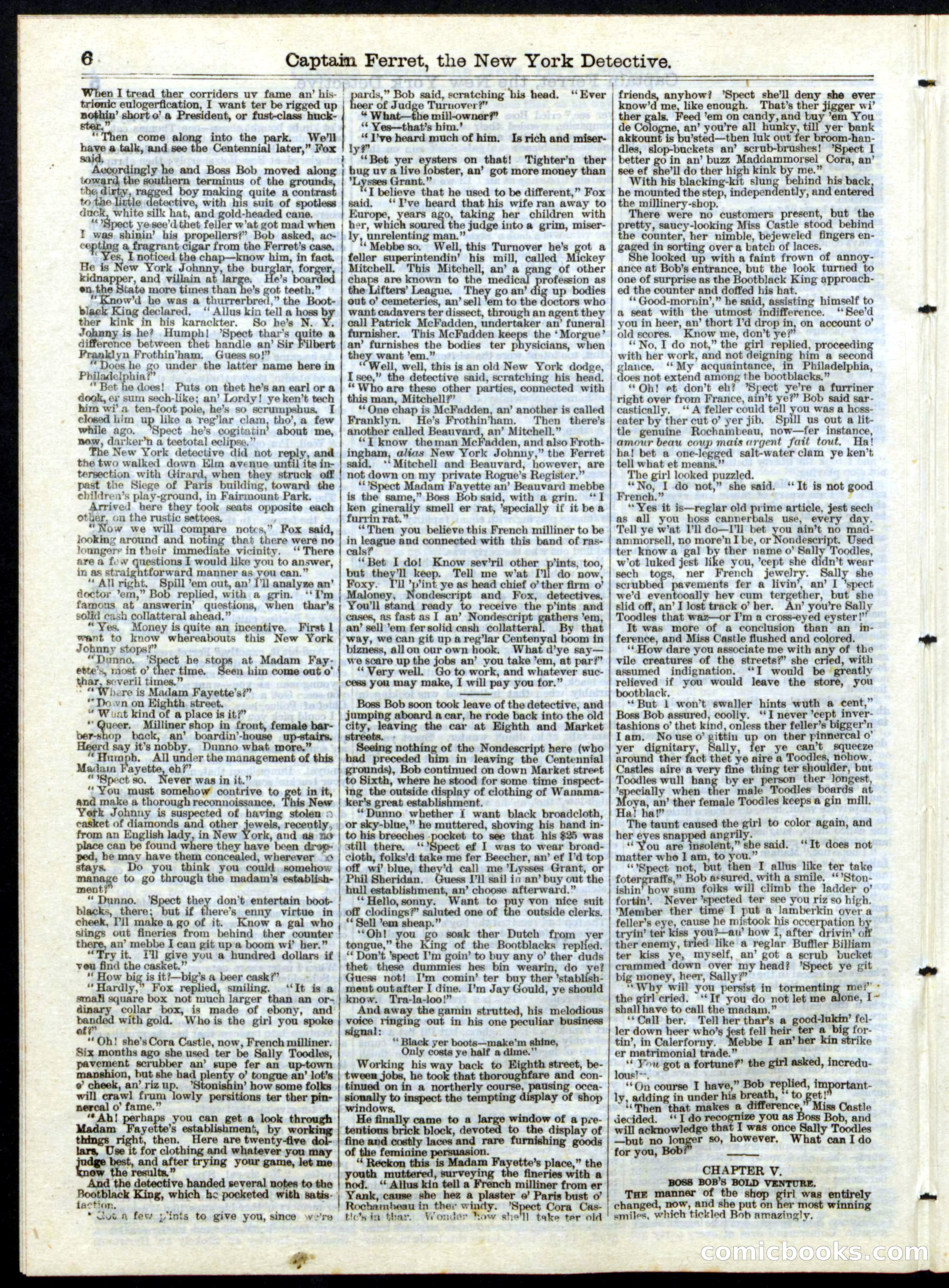 Beadle's Half Dime Library, No. 145 — page 6 of 16
