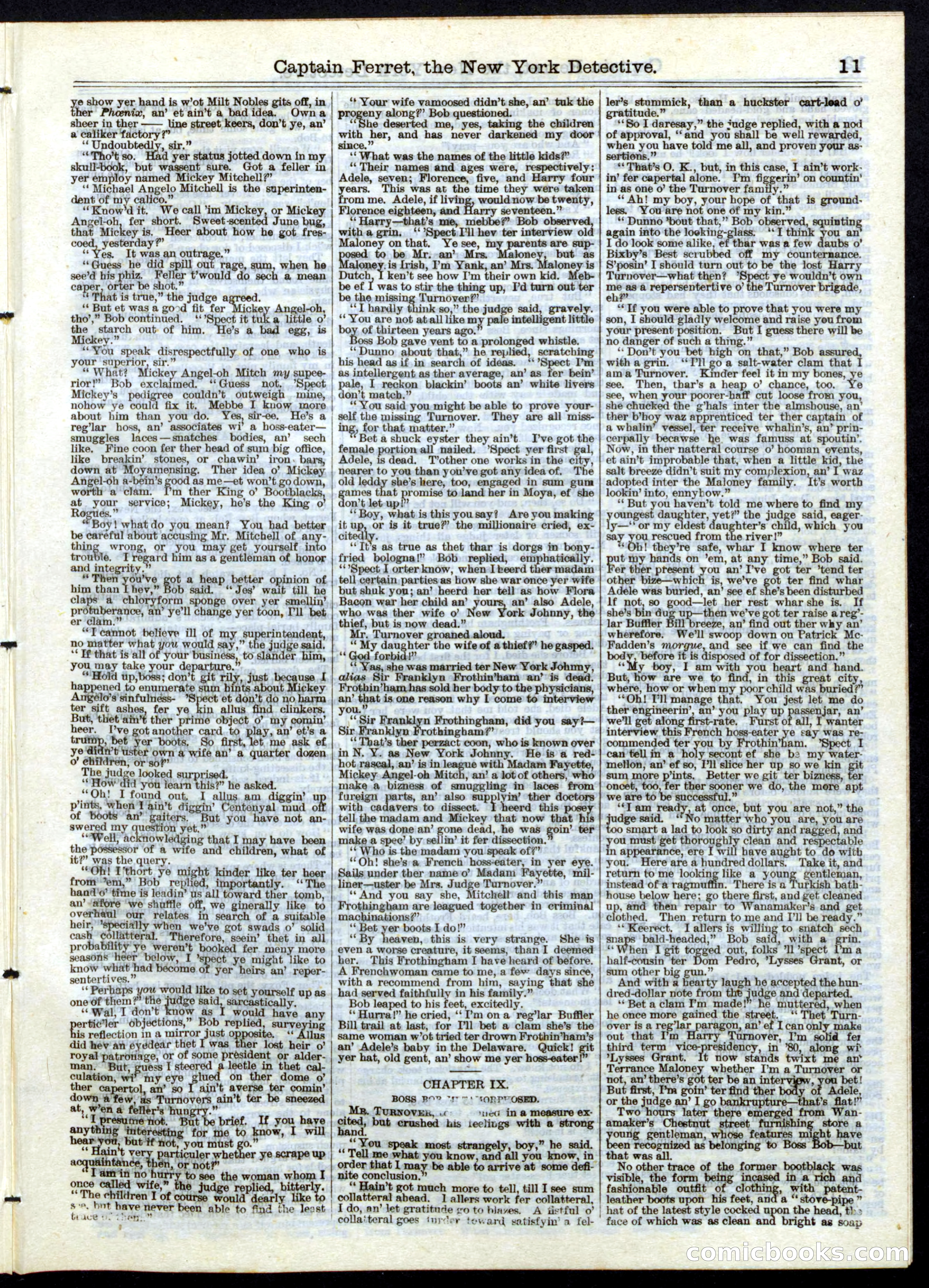 Beadle's Half Dime Library, No. 145 — page 11 of 16
