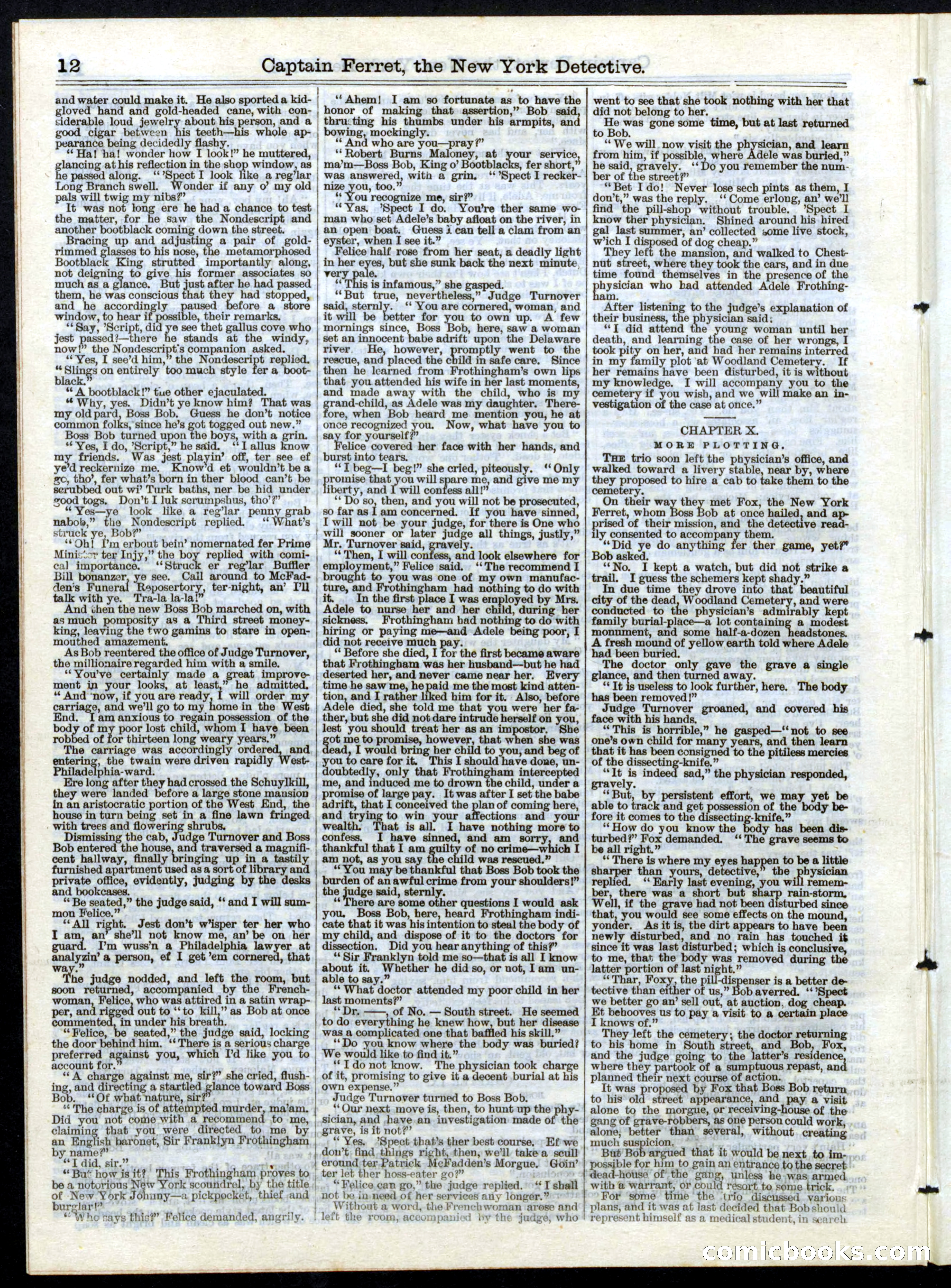 Beadle's Half Dime Library, No. 145 — page 12 of 16