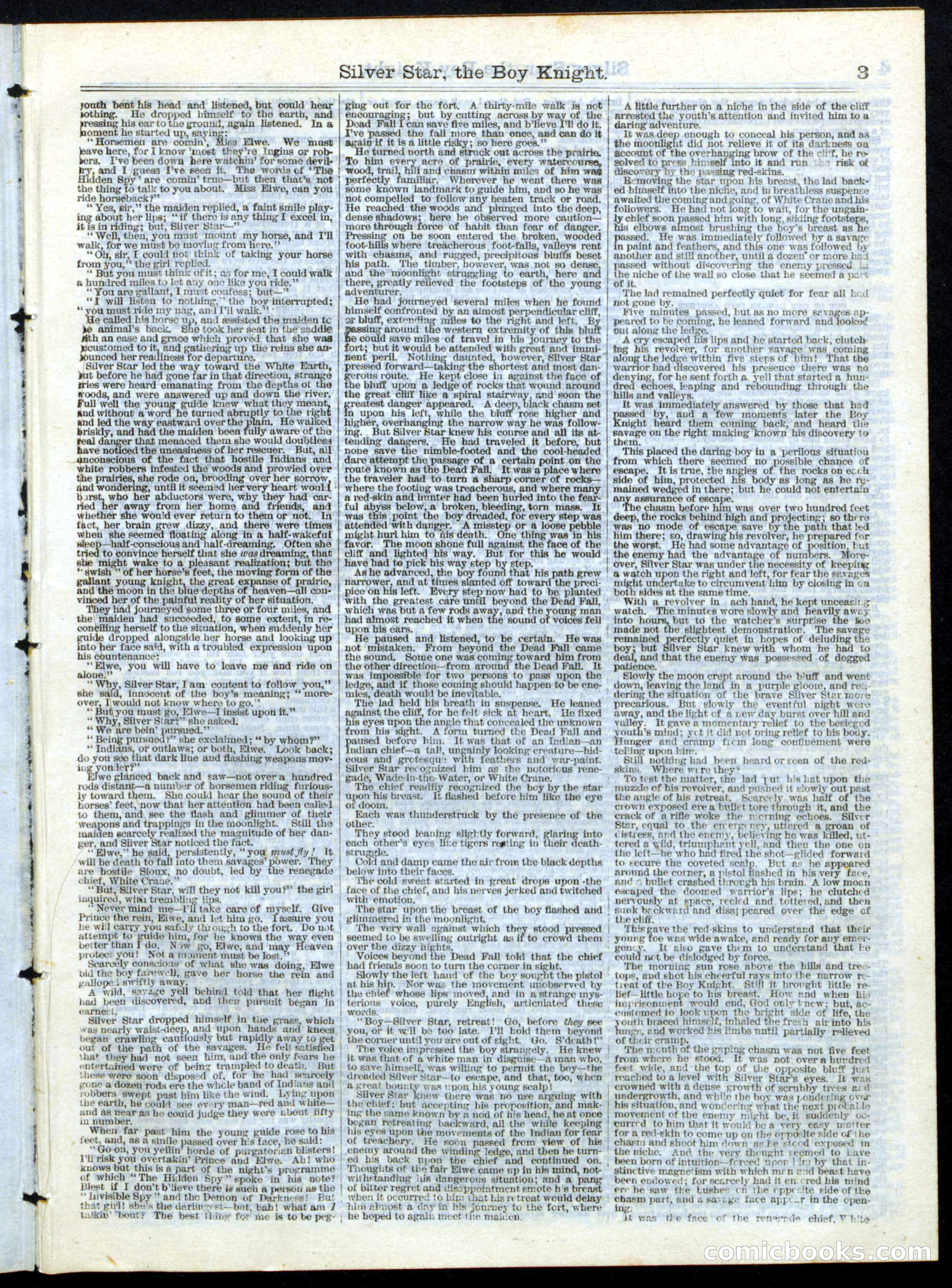 Beadle's Half Dime Library, No. 146 — page 3 of 24