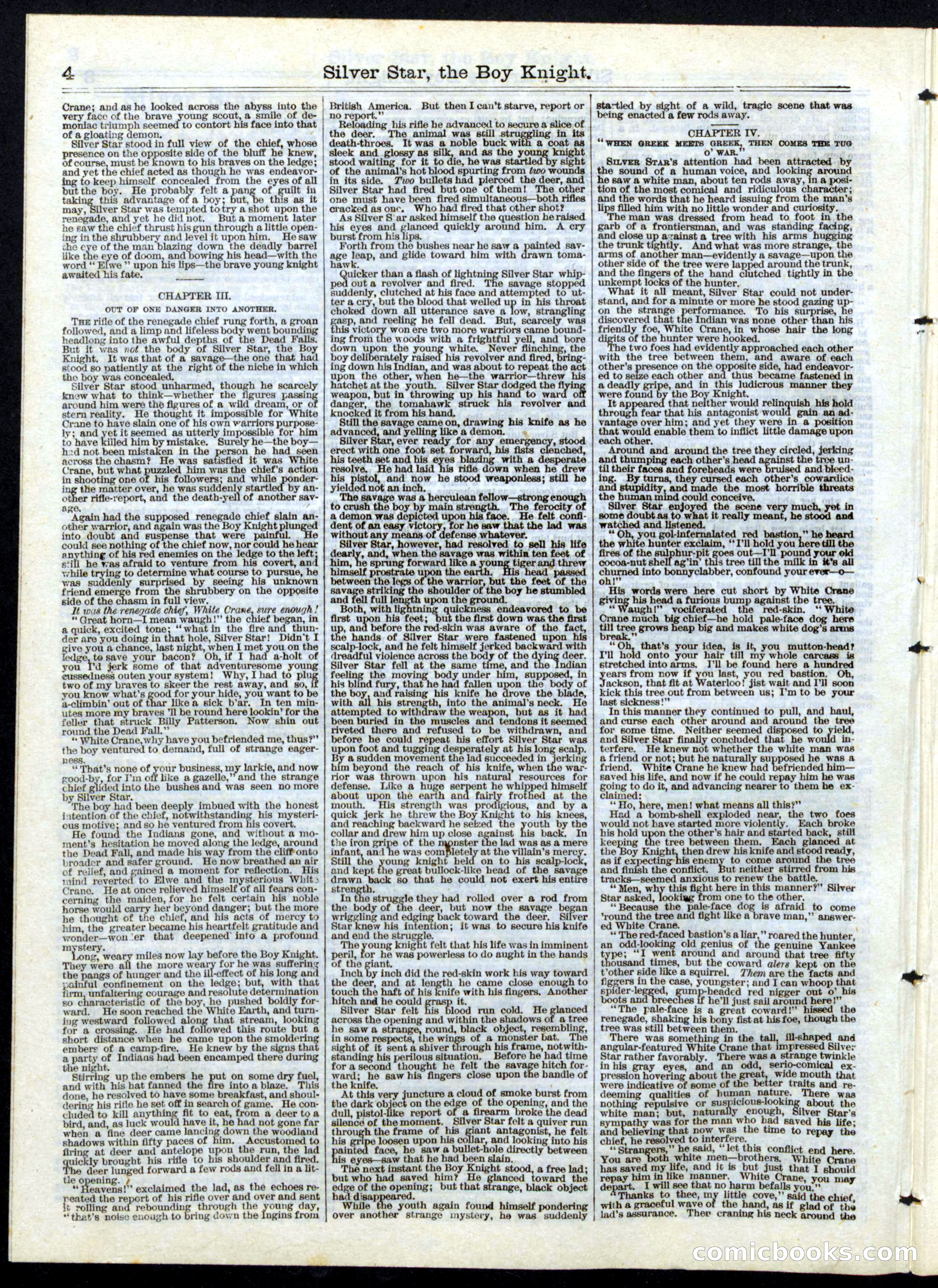Beadle's Half Dime Library, No. 146 — page 4 of 24