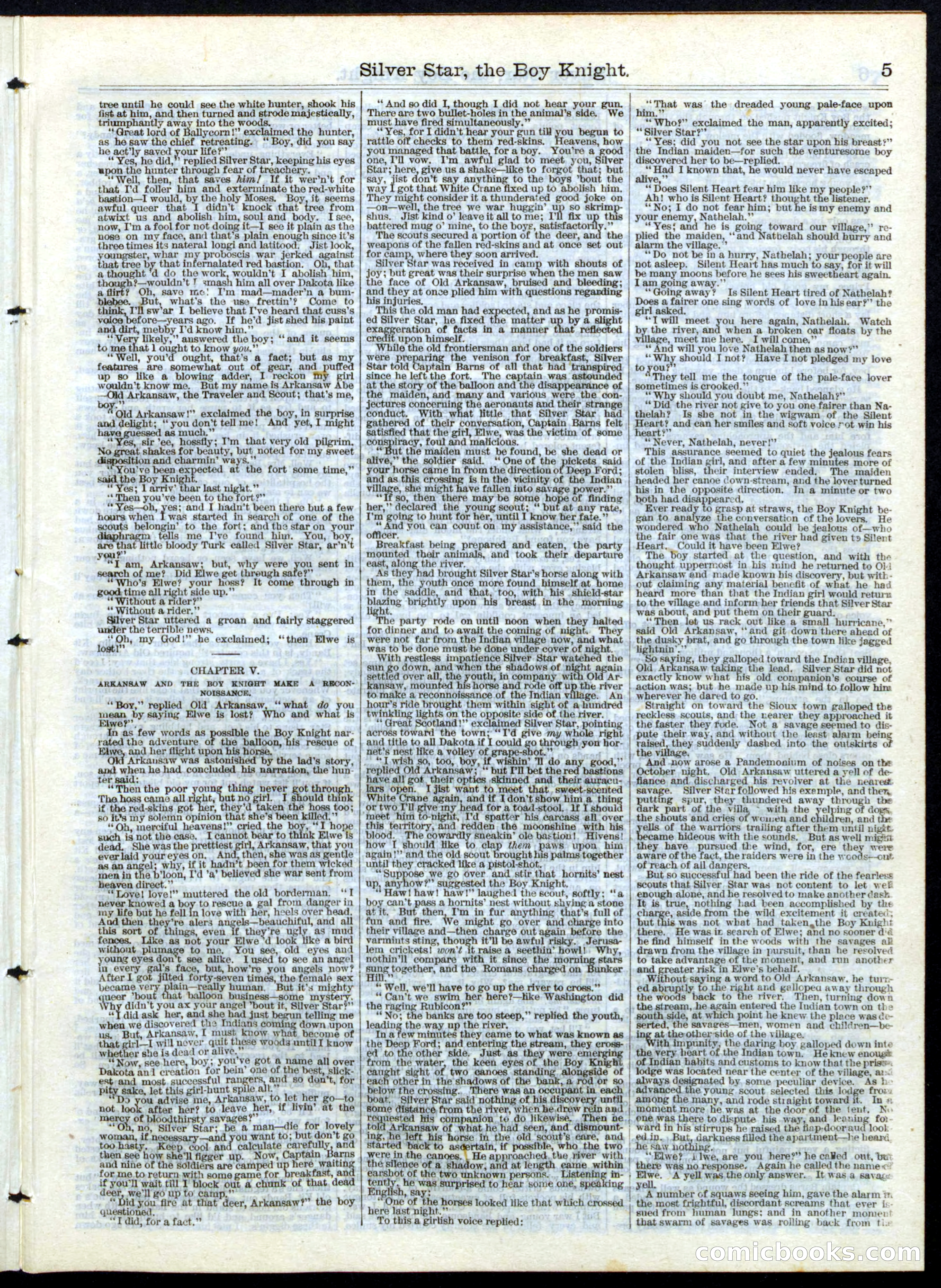 Beadle's Half Dime Library, No. 146 — page 5 of 24