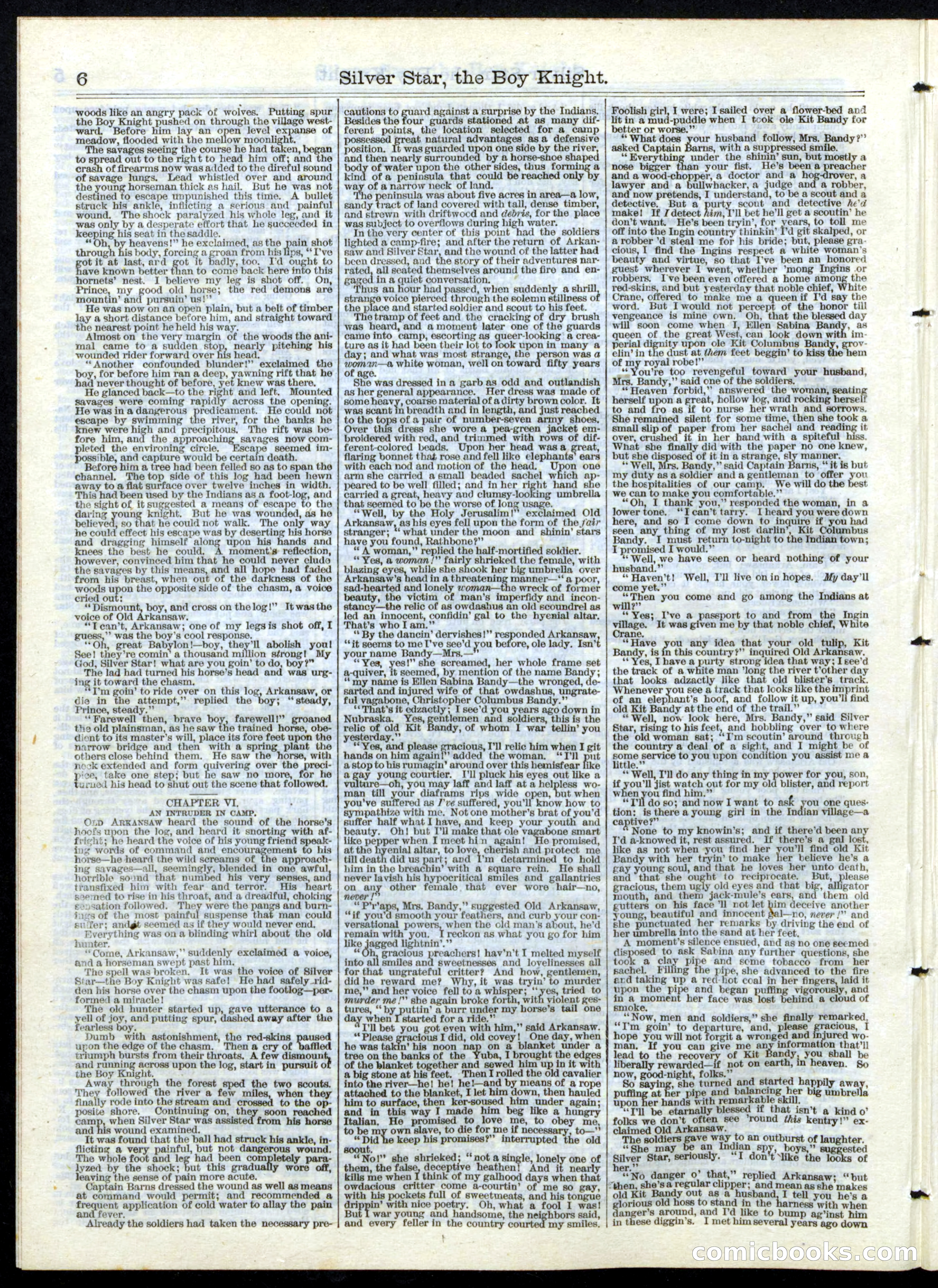 Beadle's Half Dime Library, No. 146 — page 6 of 24