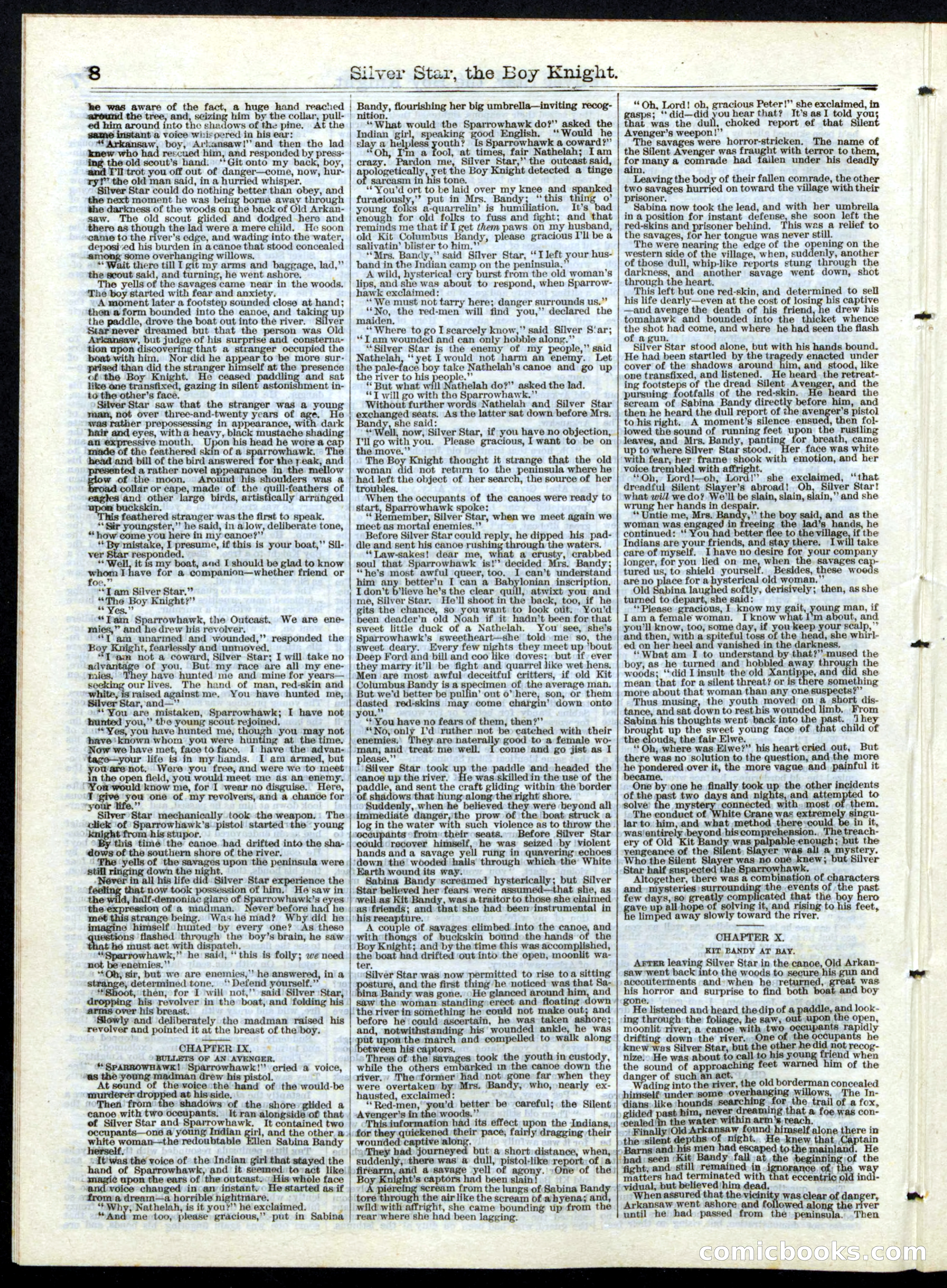 Beadle's Half Dime Library, No. 146 — page 8 of 24