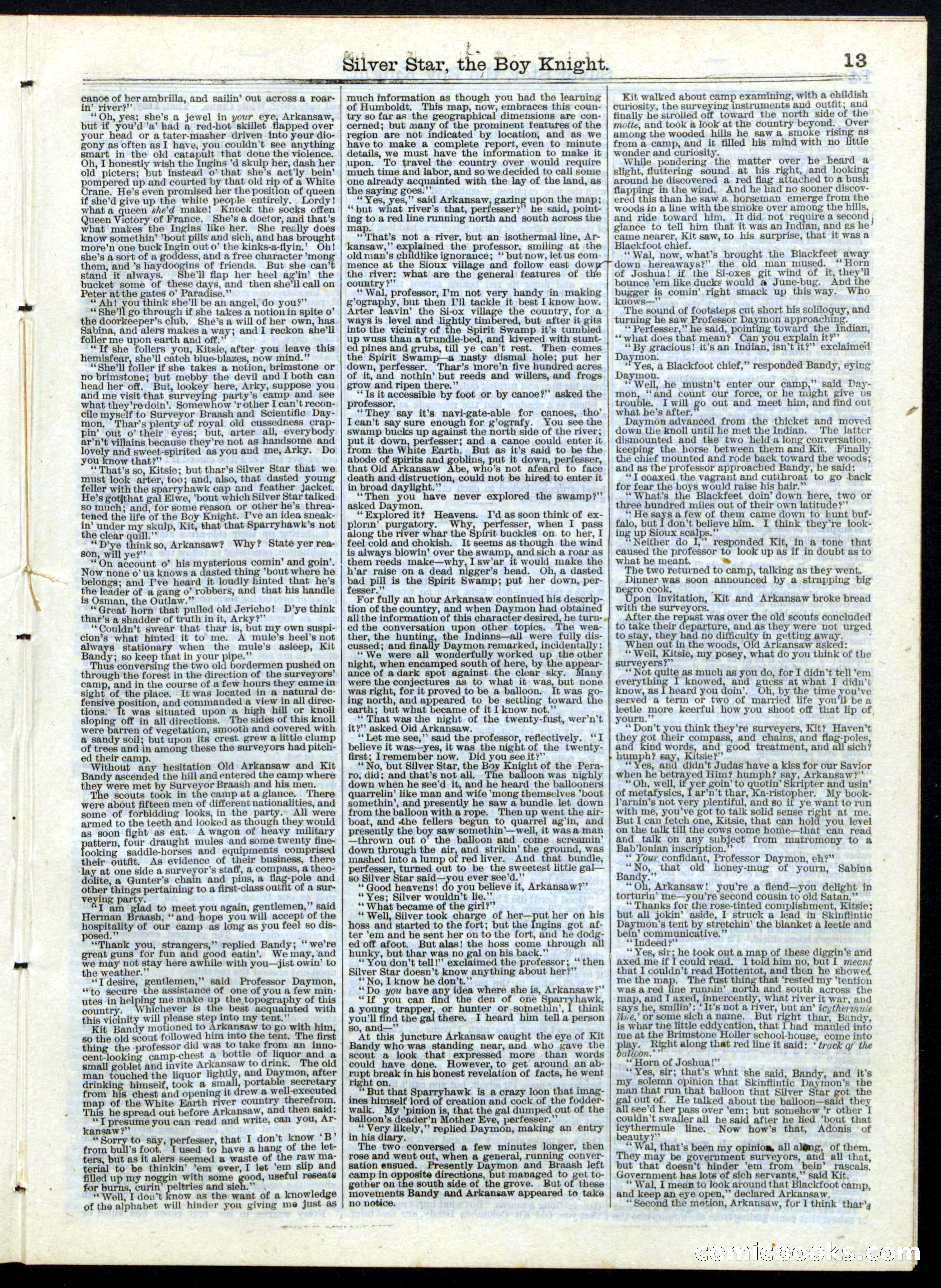 Beadle's Half Dime Library, No. 146 — page 13 of 24