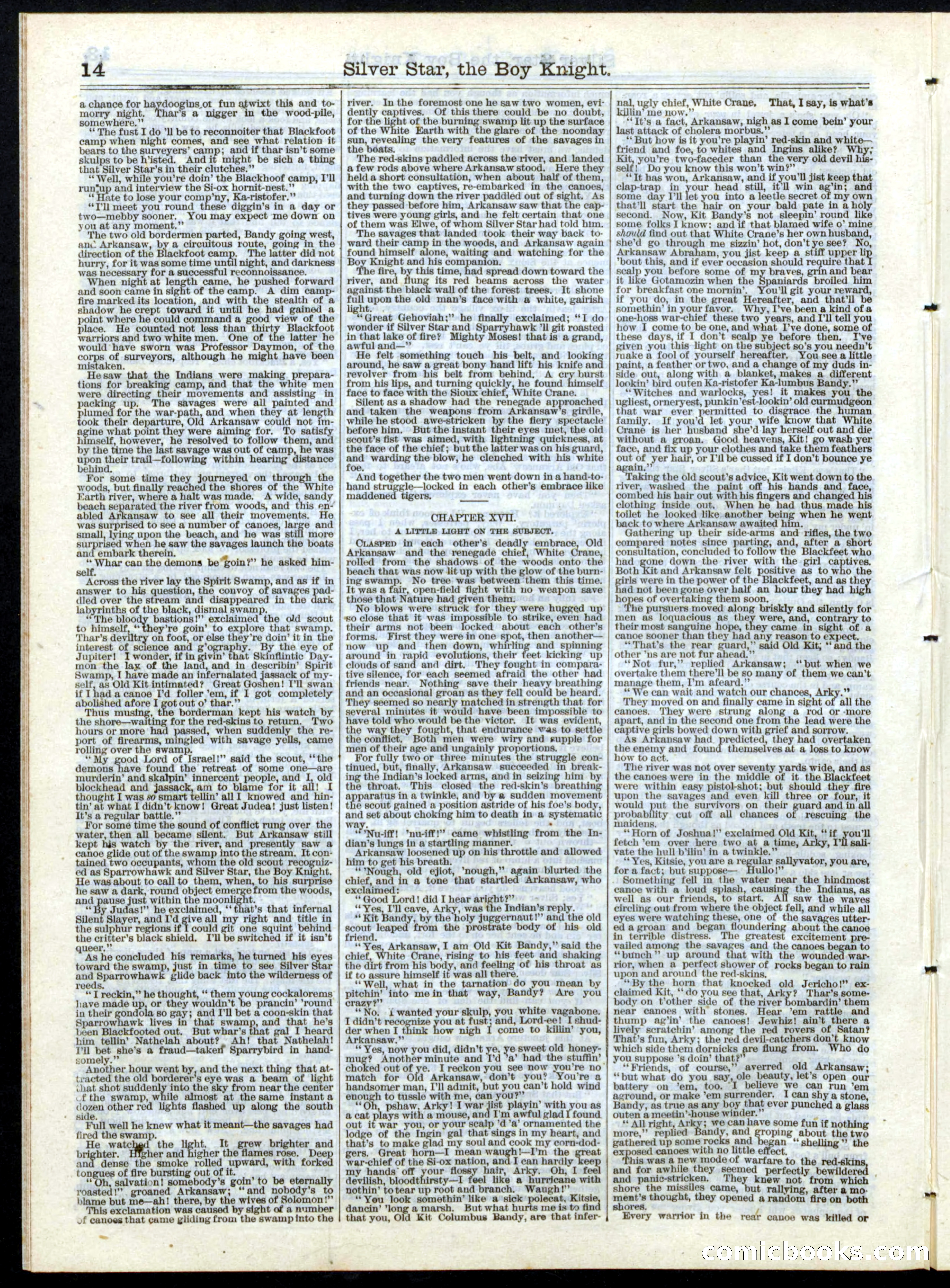 Beadle's Half Dime Library, No. 146 — page 14 of 24