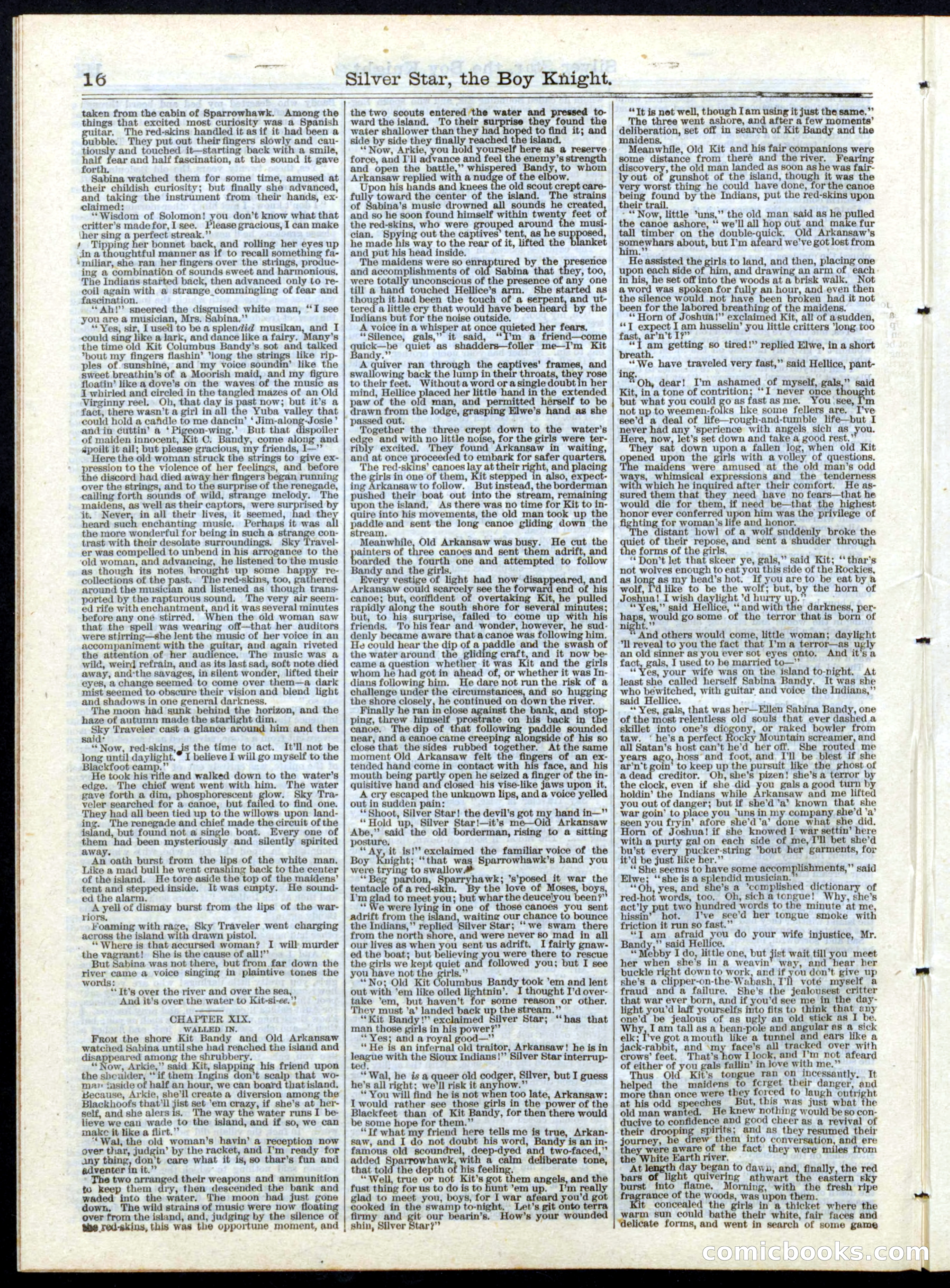 Beadle's Half Dime Library, No. 146 — page 16 of 24