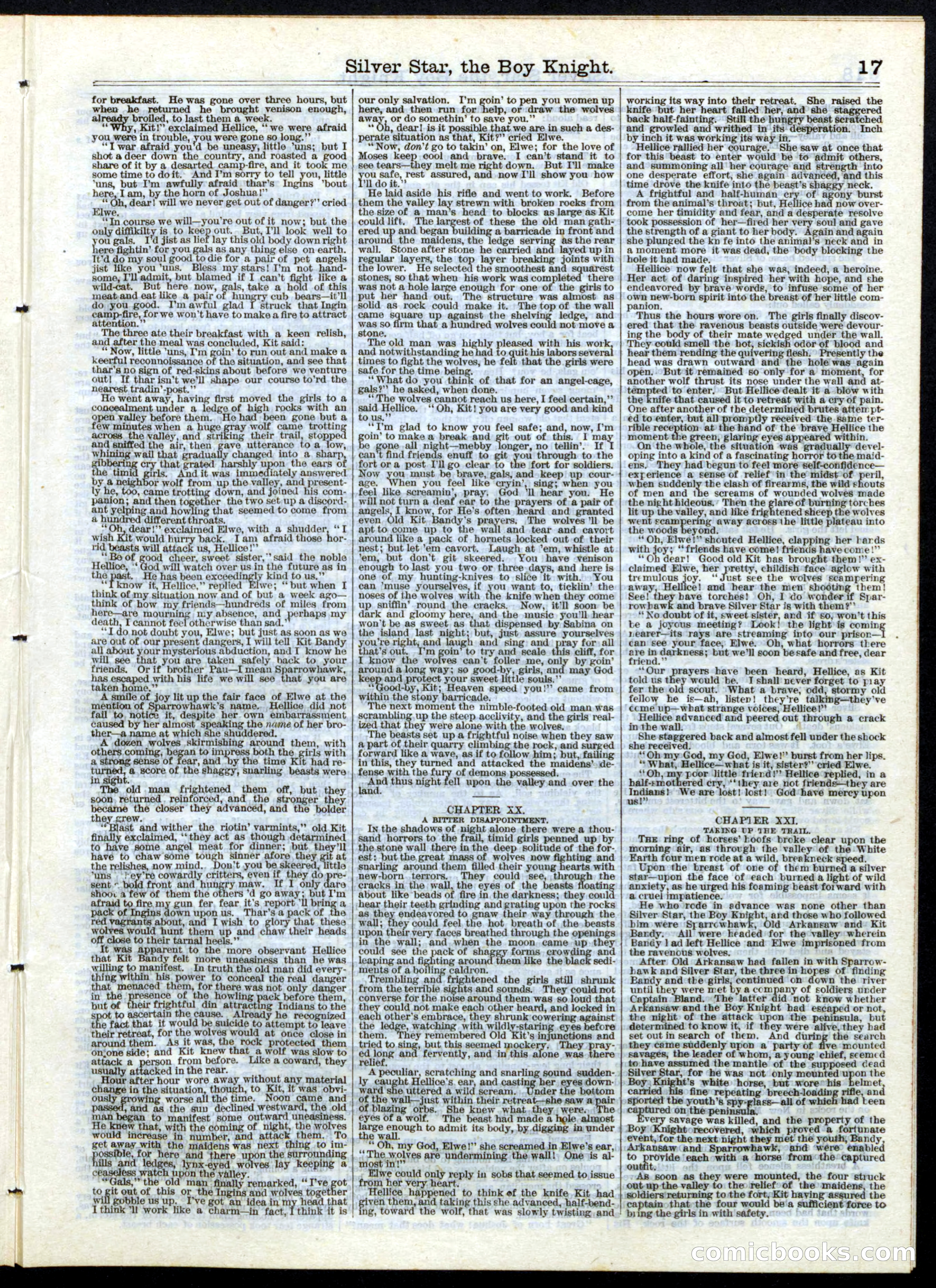 Beadle's Half Dime Library, No. 146 — page 17 of 24