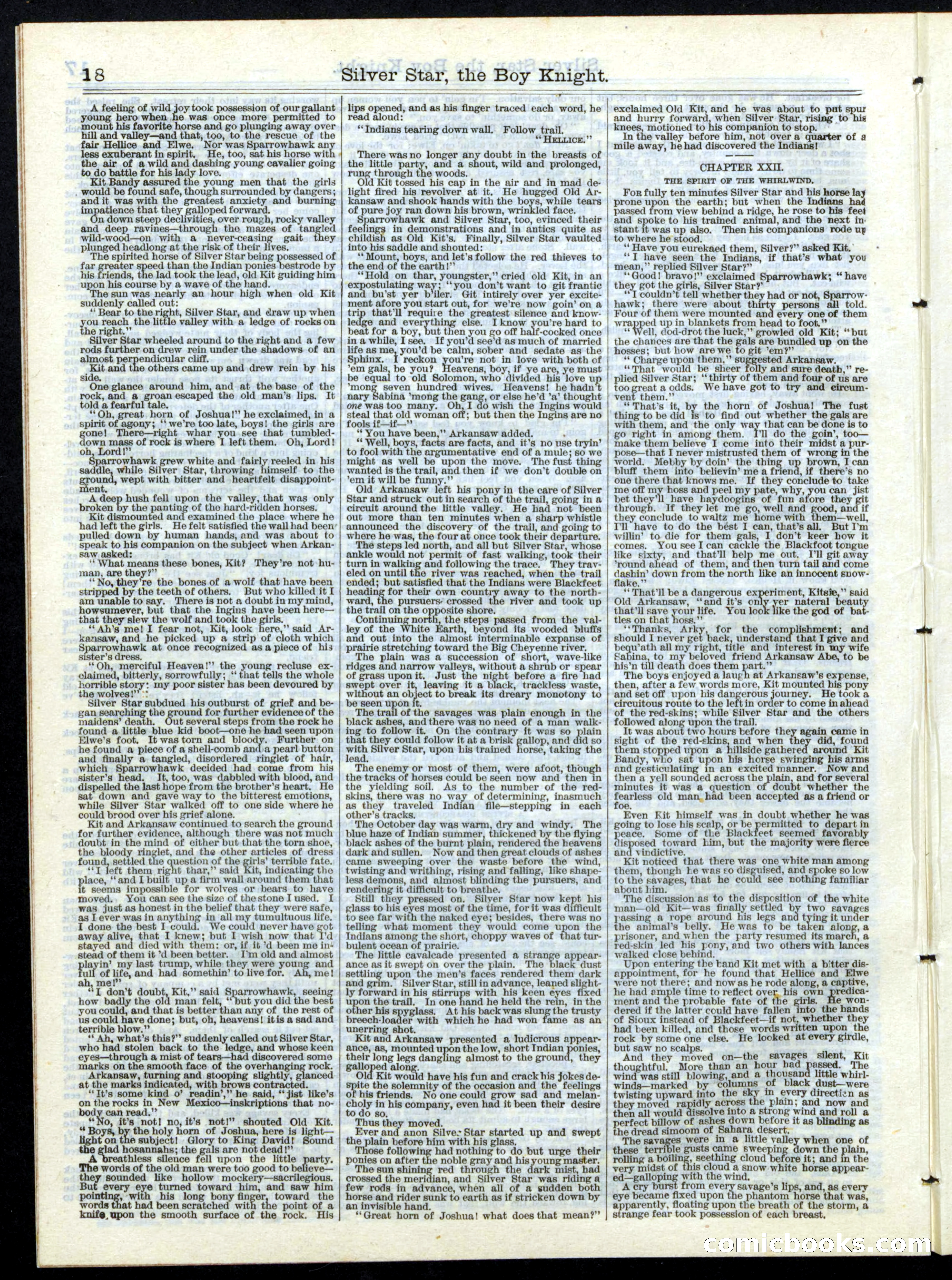 Beadle's Half Dime Library, No. 146 — page 18 of 24