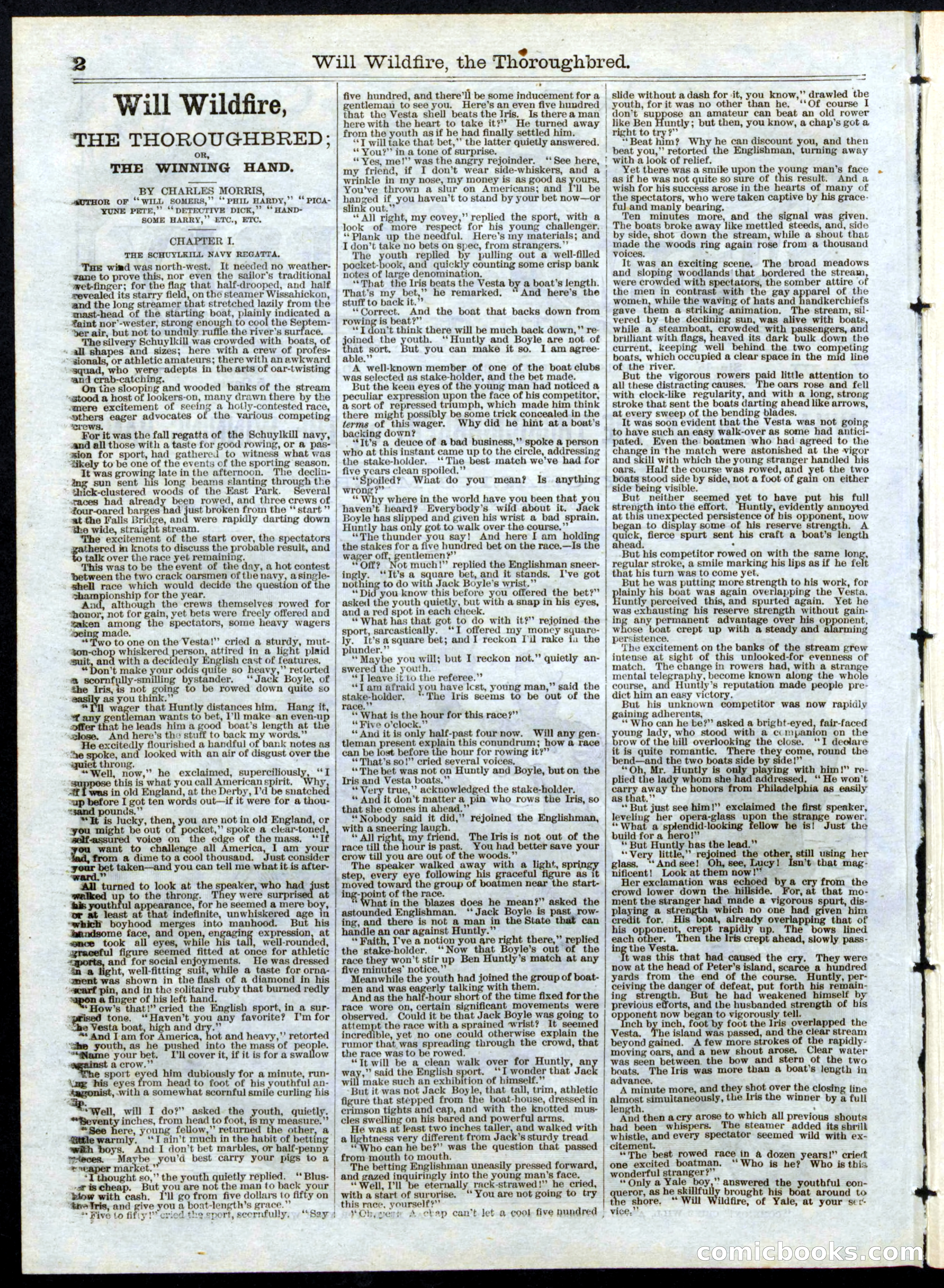 Beadle's Half Dime Library, No. 147 — page 2 of 16
