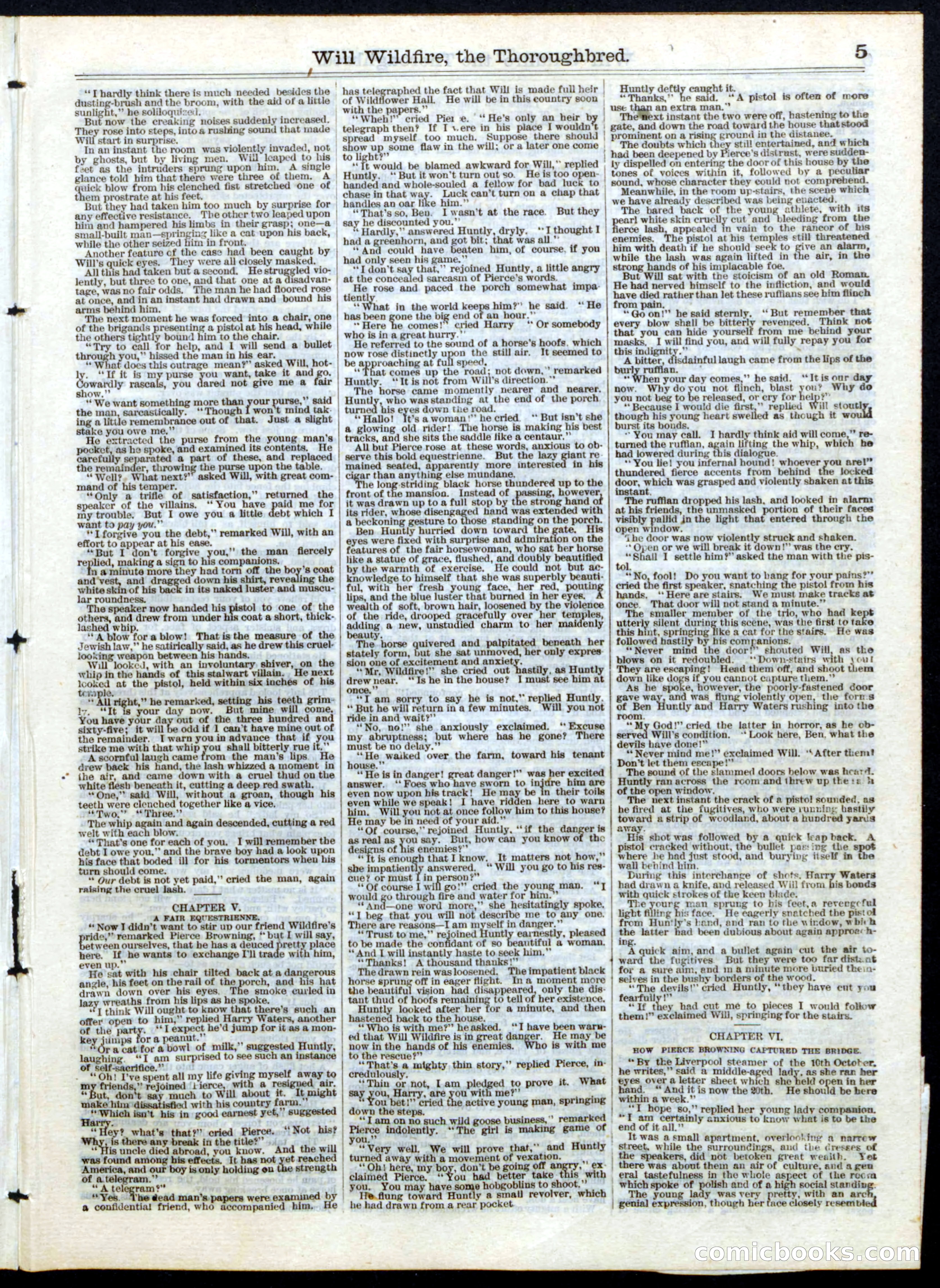 Beadle's Half Dime Library, No. 147 — page 5 of 16