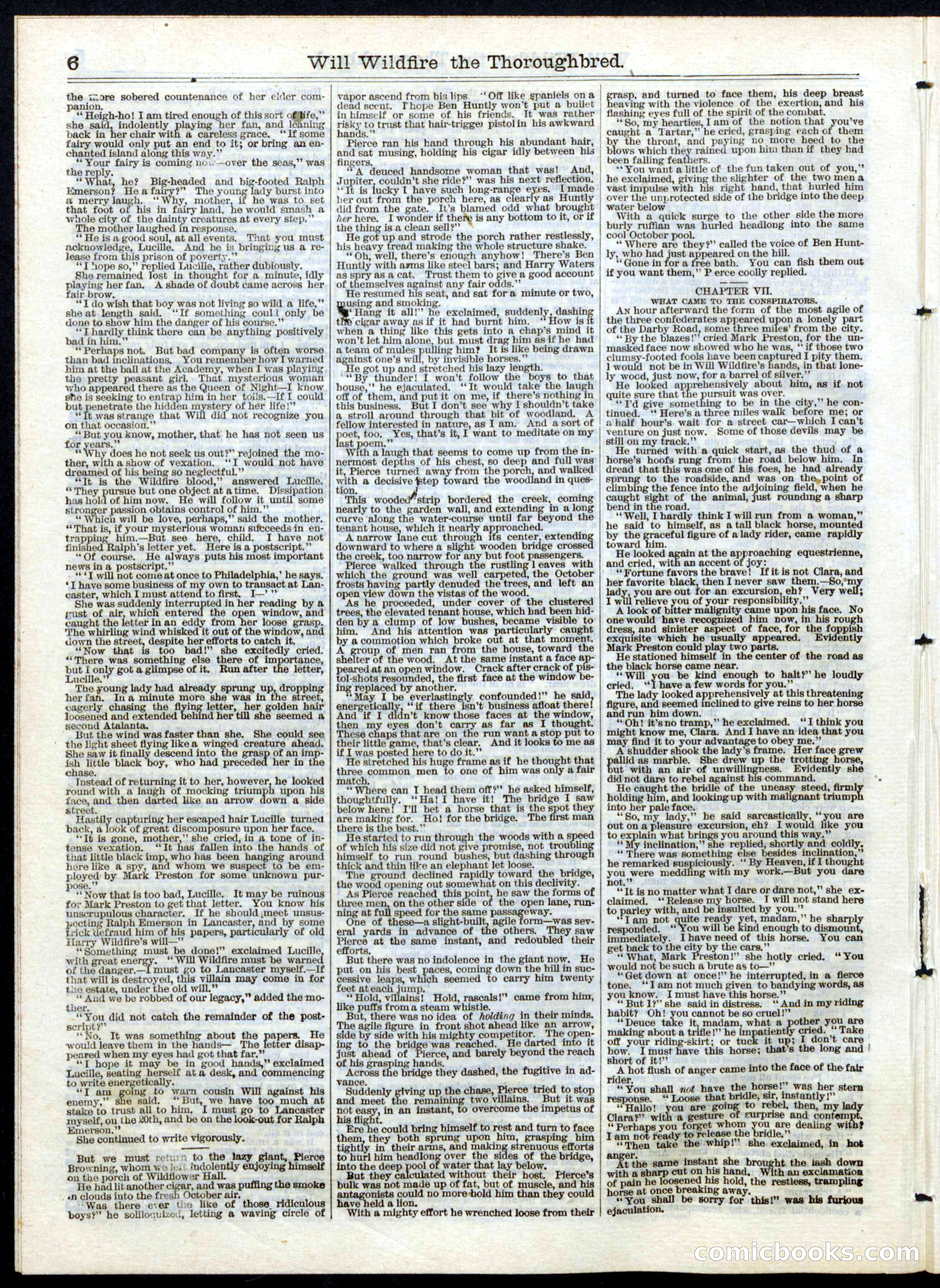 Beadle's Half Dime Library, No. 147 — page 6 of 16