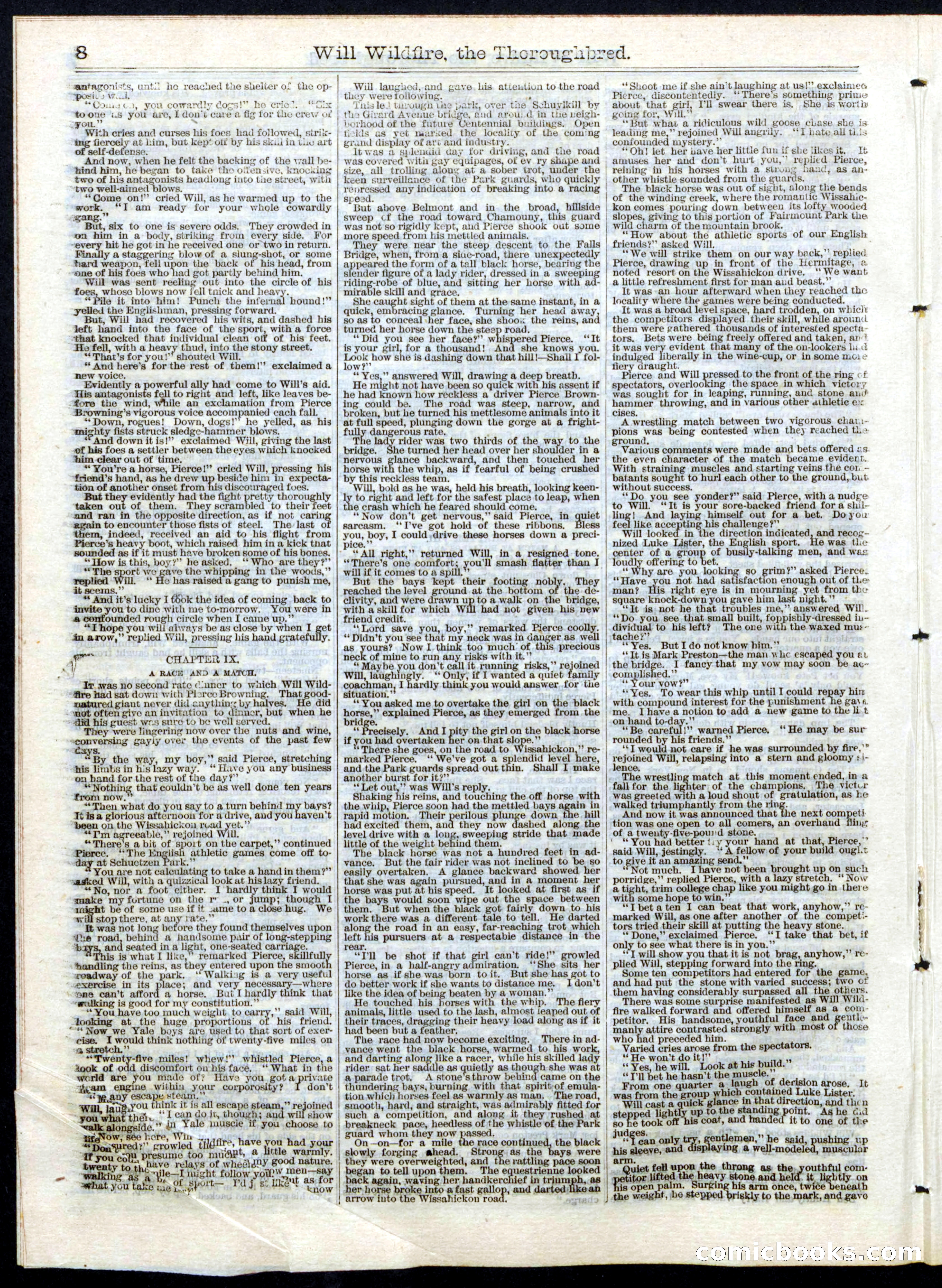 Beadle's Half Dime Library, No. 147 — page 8 of 16