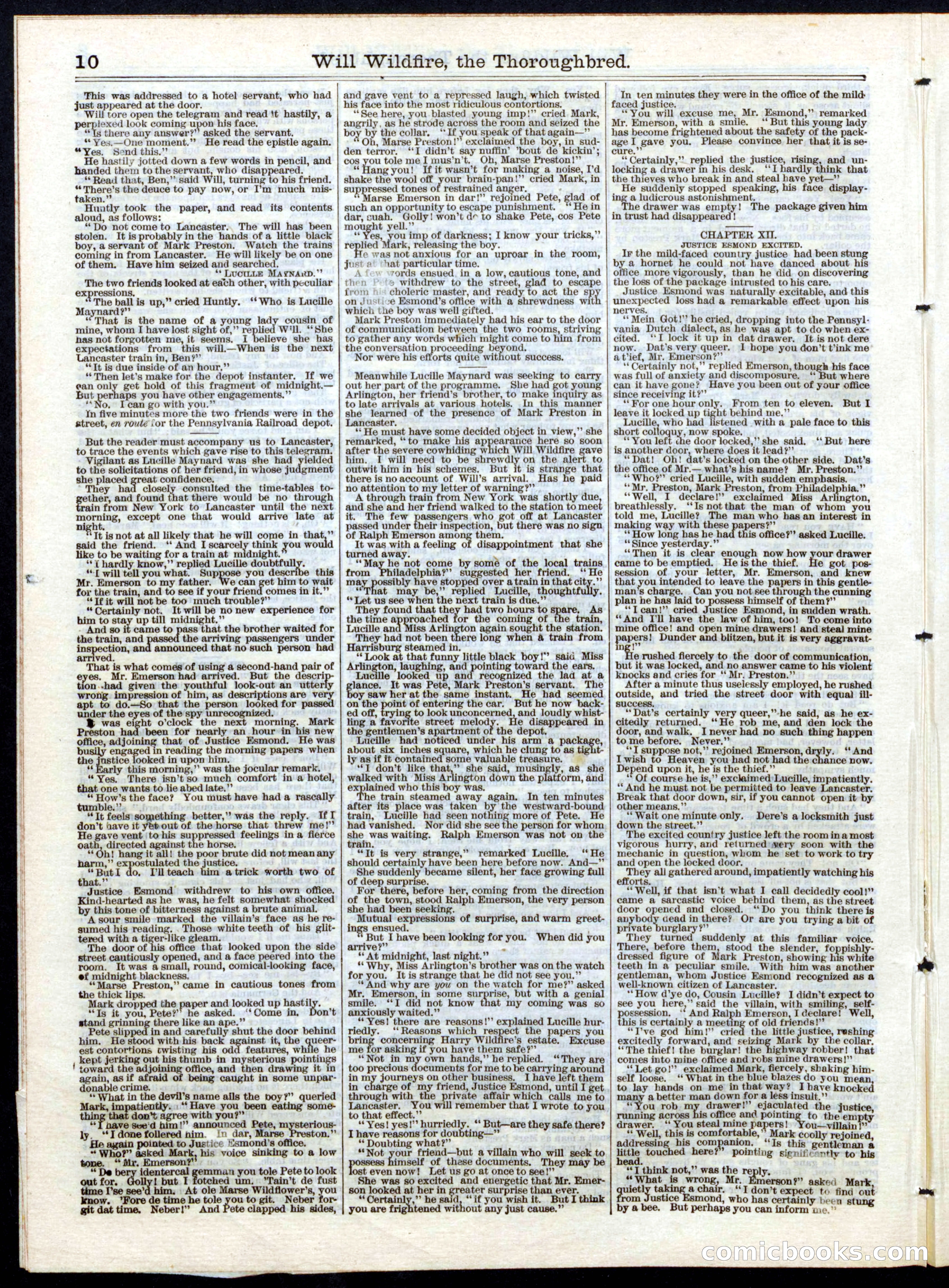 Beadle's Half Dime Library, No. 147 — page 10 of 16