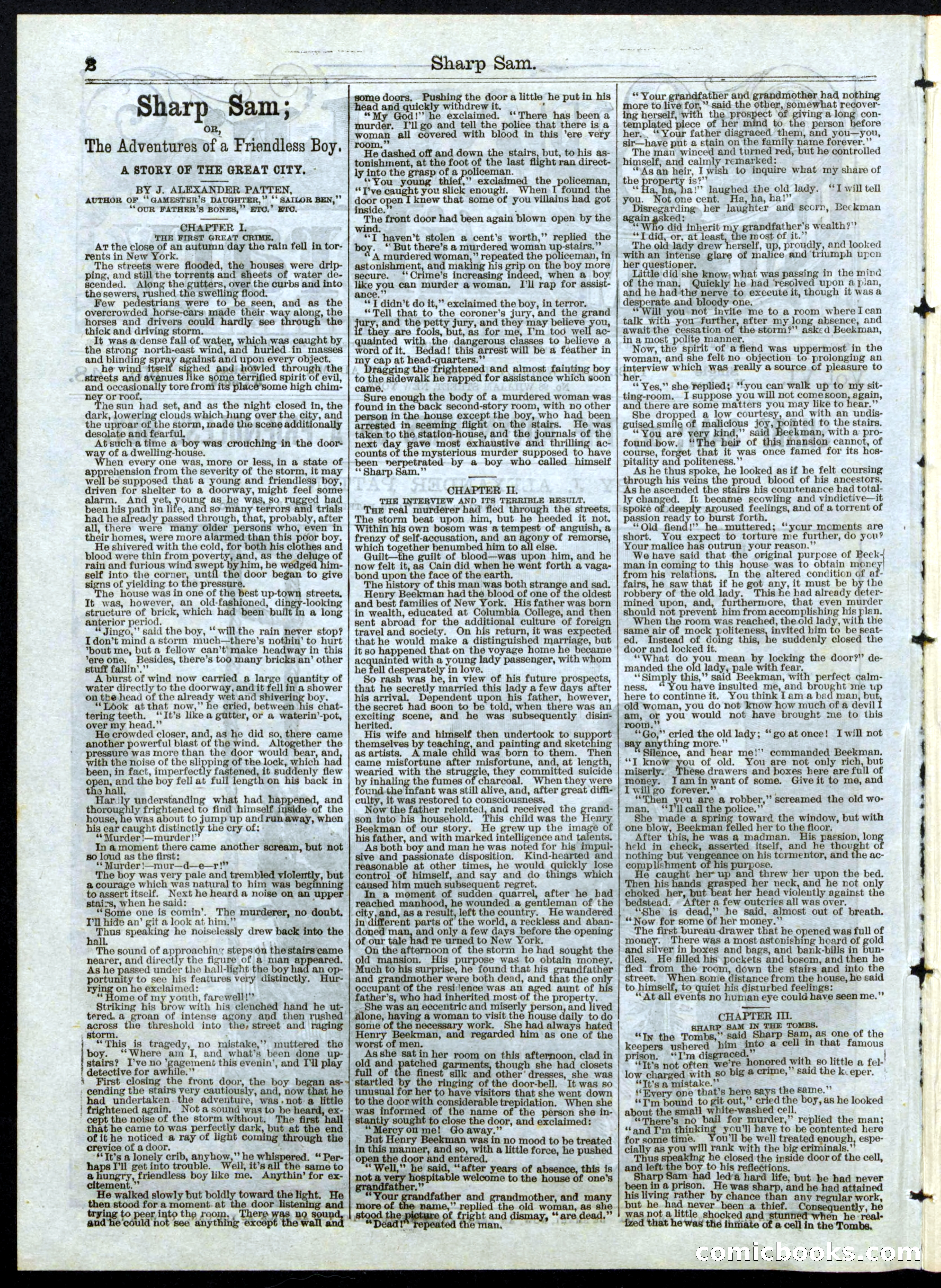 Beadle's Half Dime Library, No. 148 — page 2 of 20