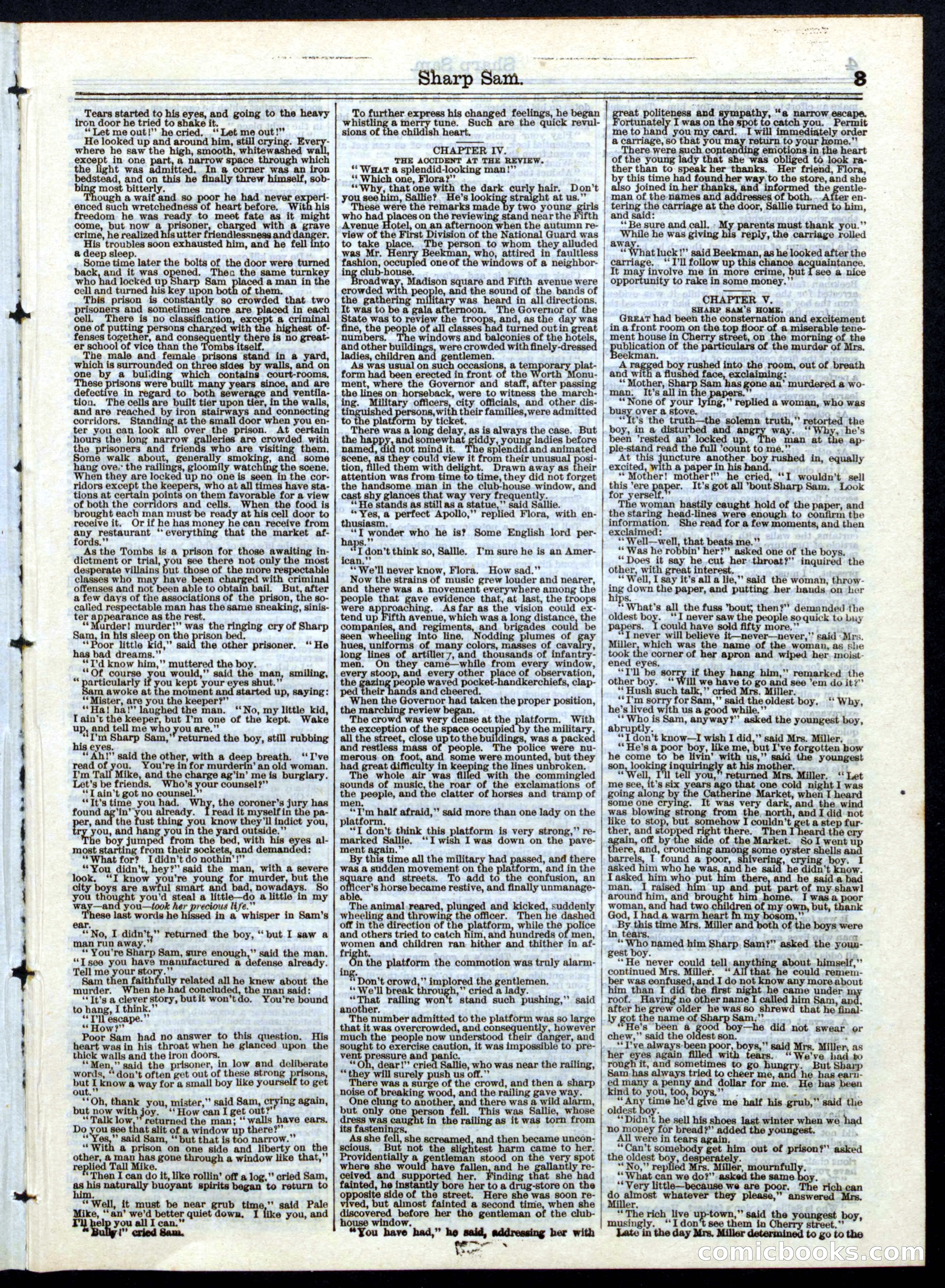 Beadle's Half Dime Library, No. 148 — page 3 of 20