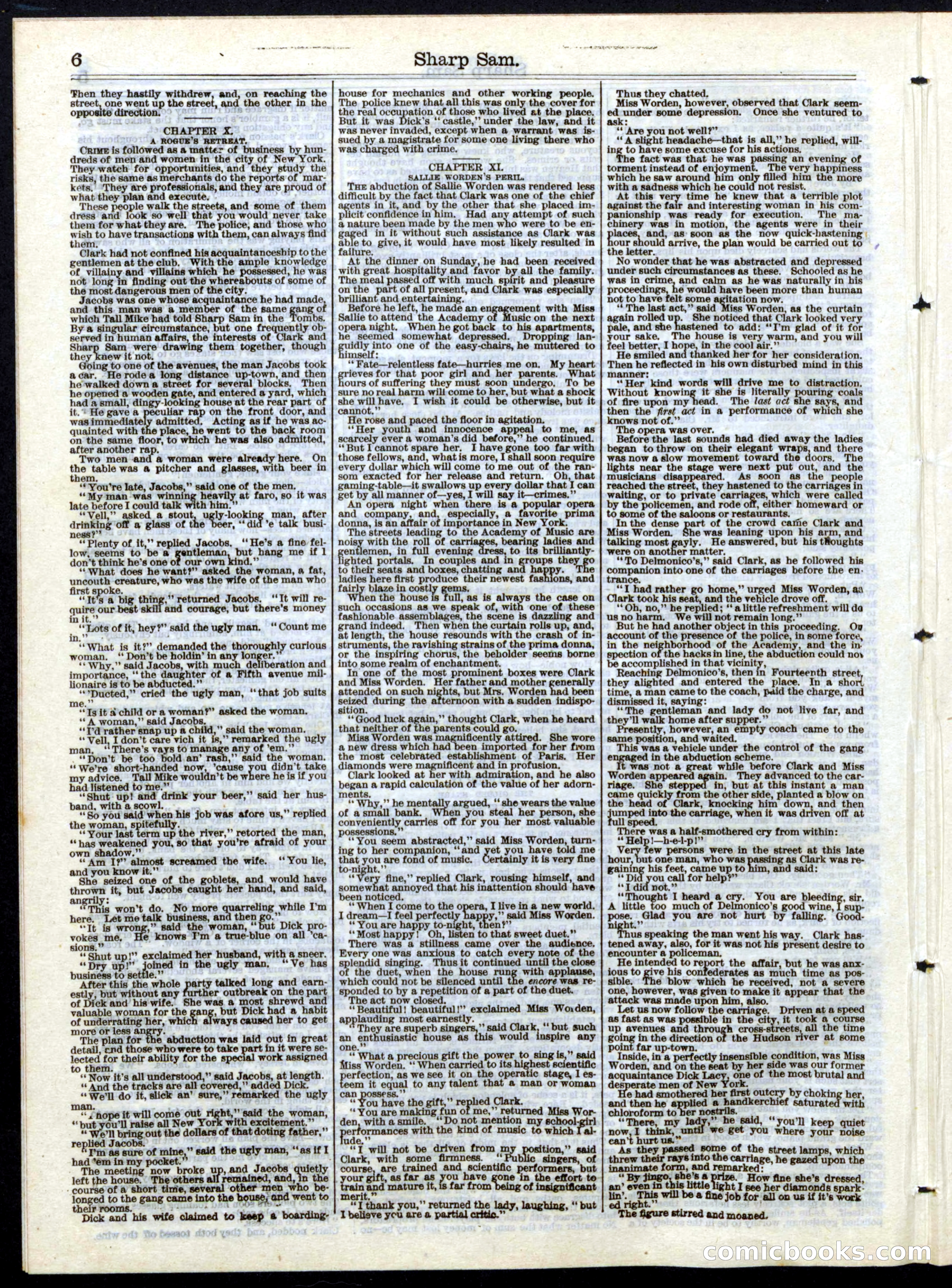 Beadle's Half Dime Library, No. 148 — page 6 of 20