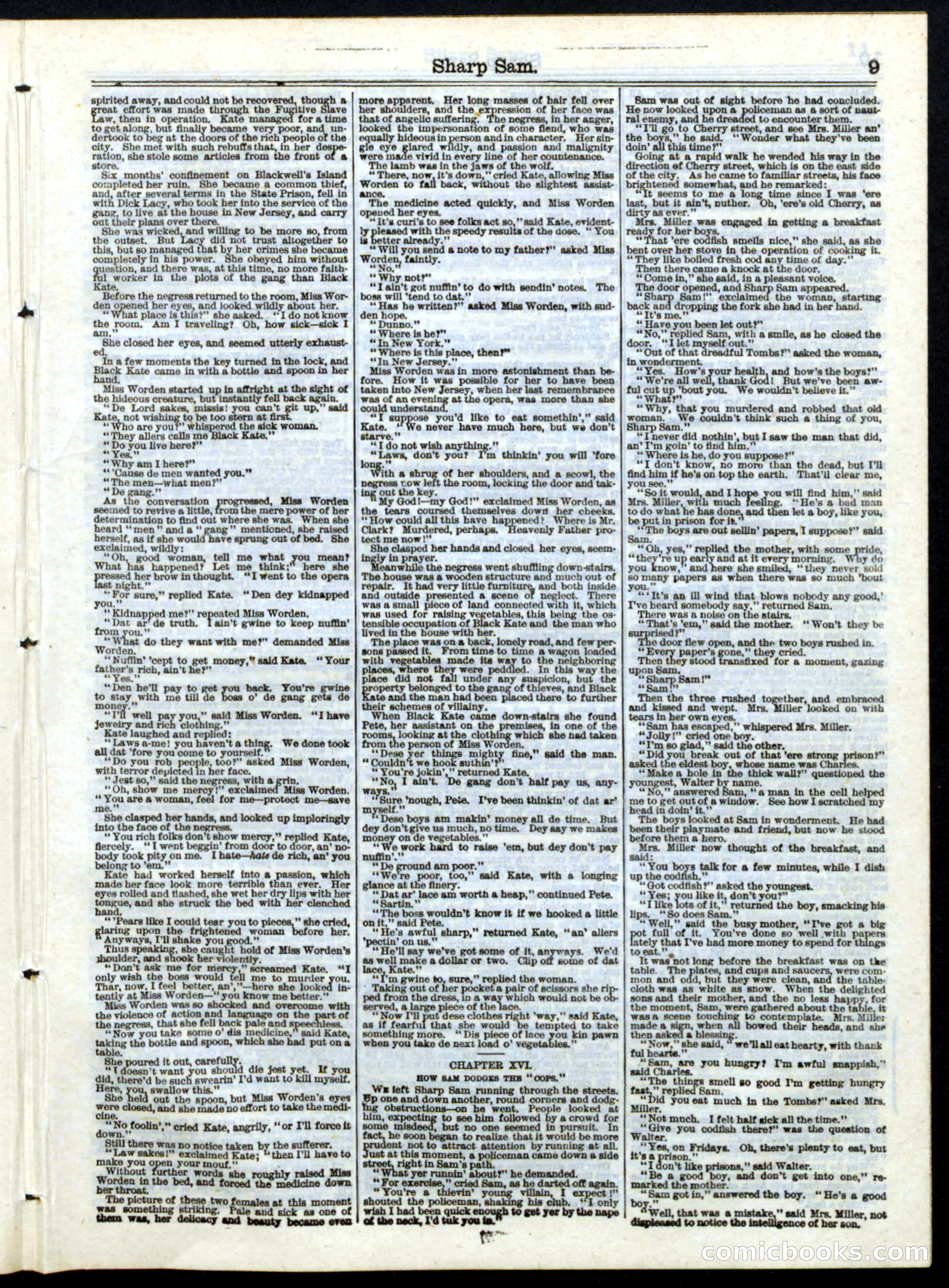 Beadle's Half Dime Library, No. 148 — page 9 of 20