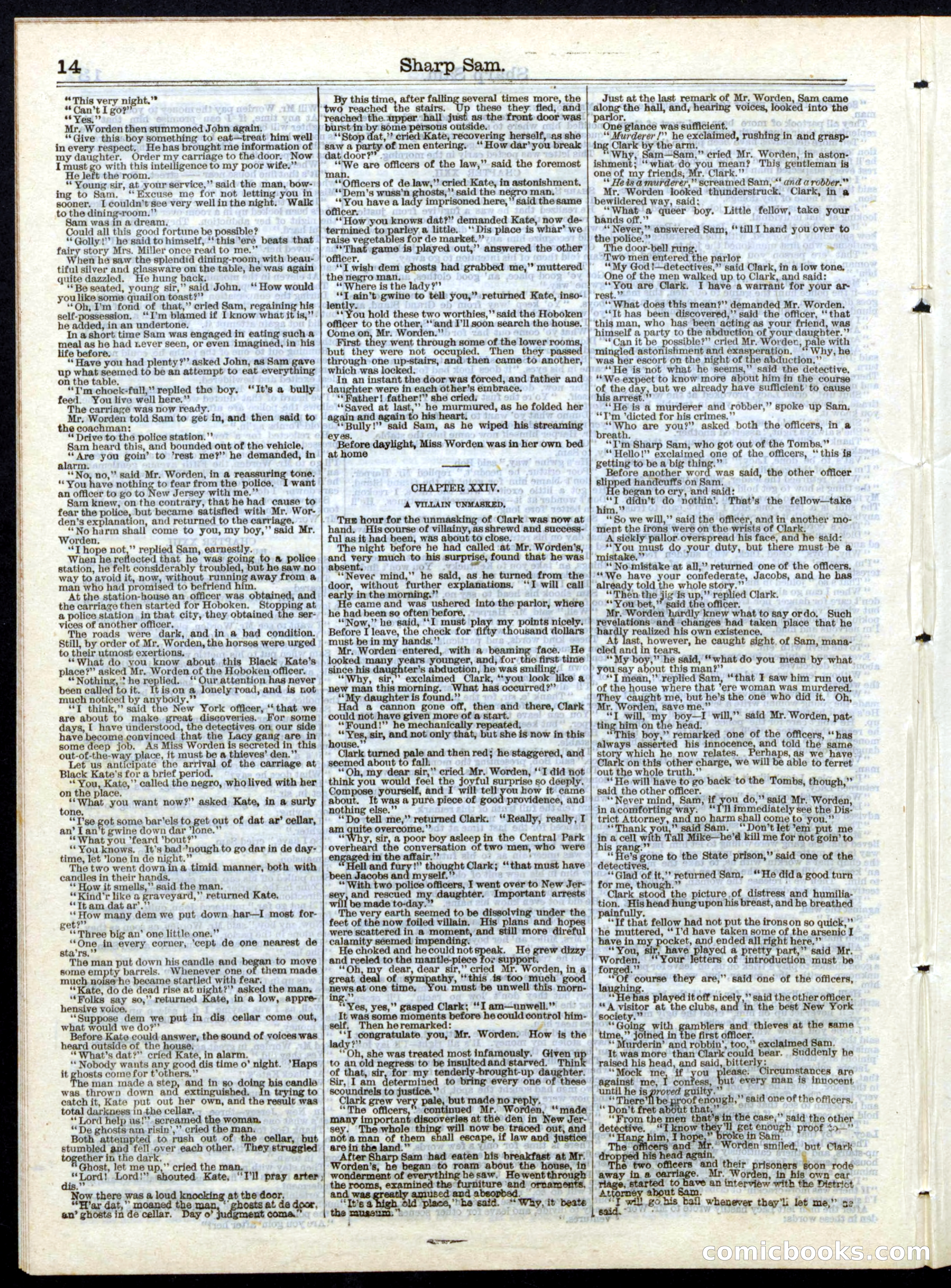 Beadle's Half Dime Library, No. 148 — page 14 of 20