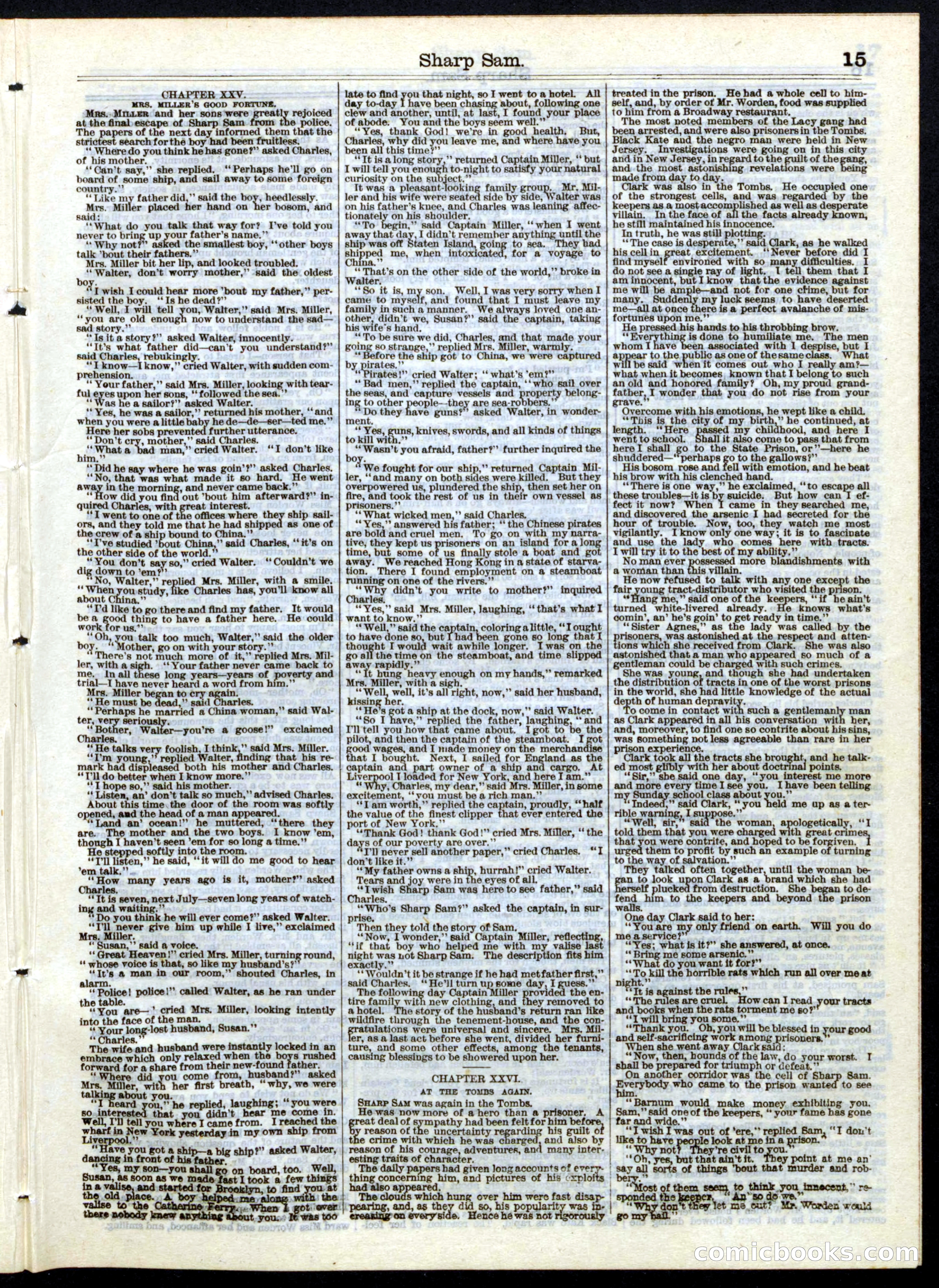 Beadle's Half Dime Library, No. 148 — page 15 of 20