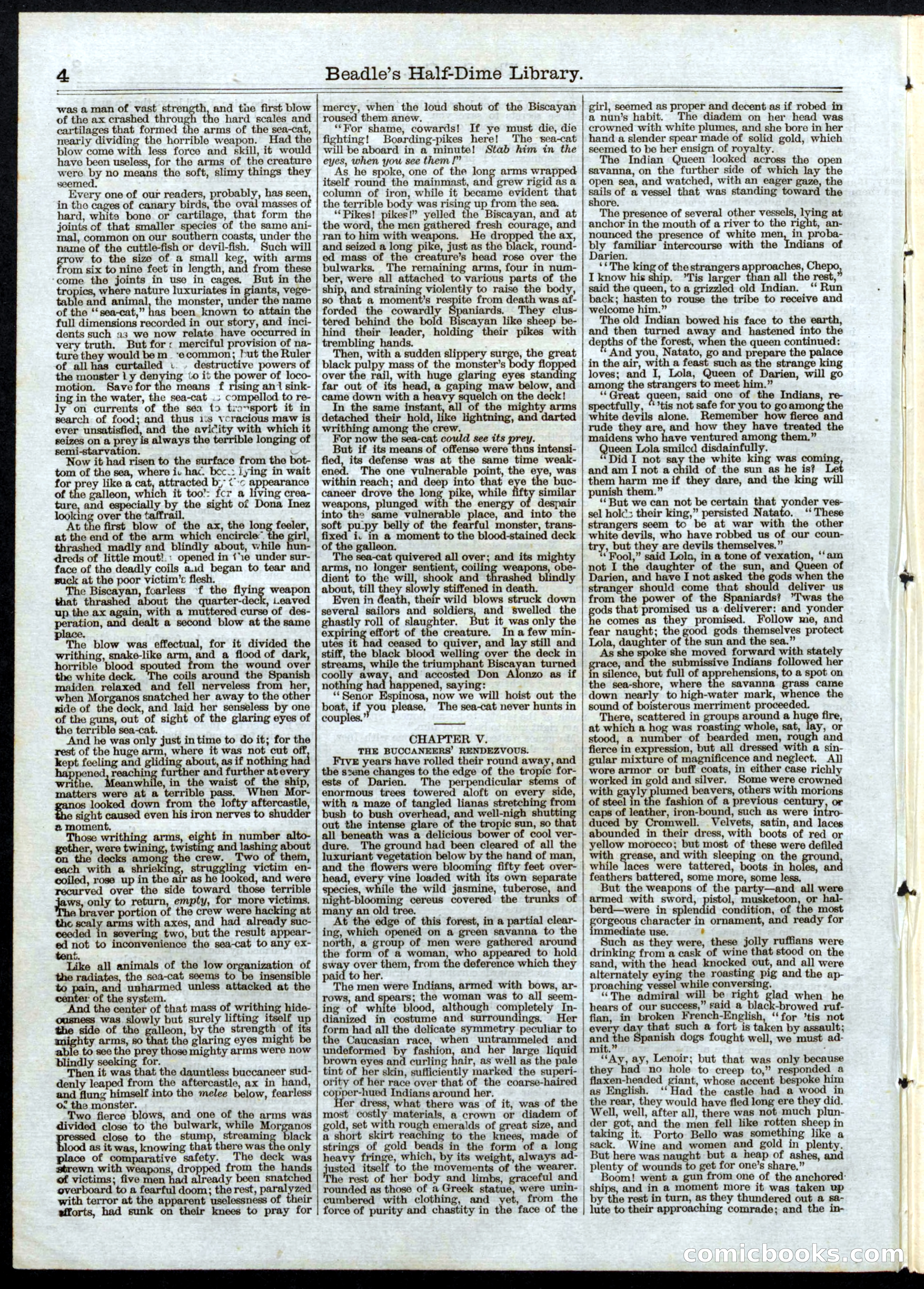 Beadle's Half Dime Library, No. 15 — page 4 of 16