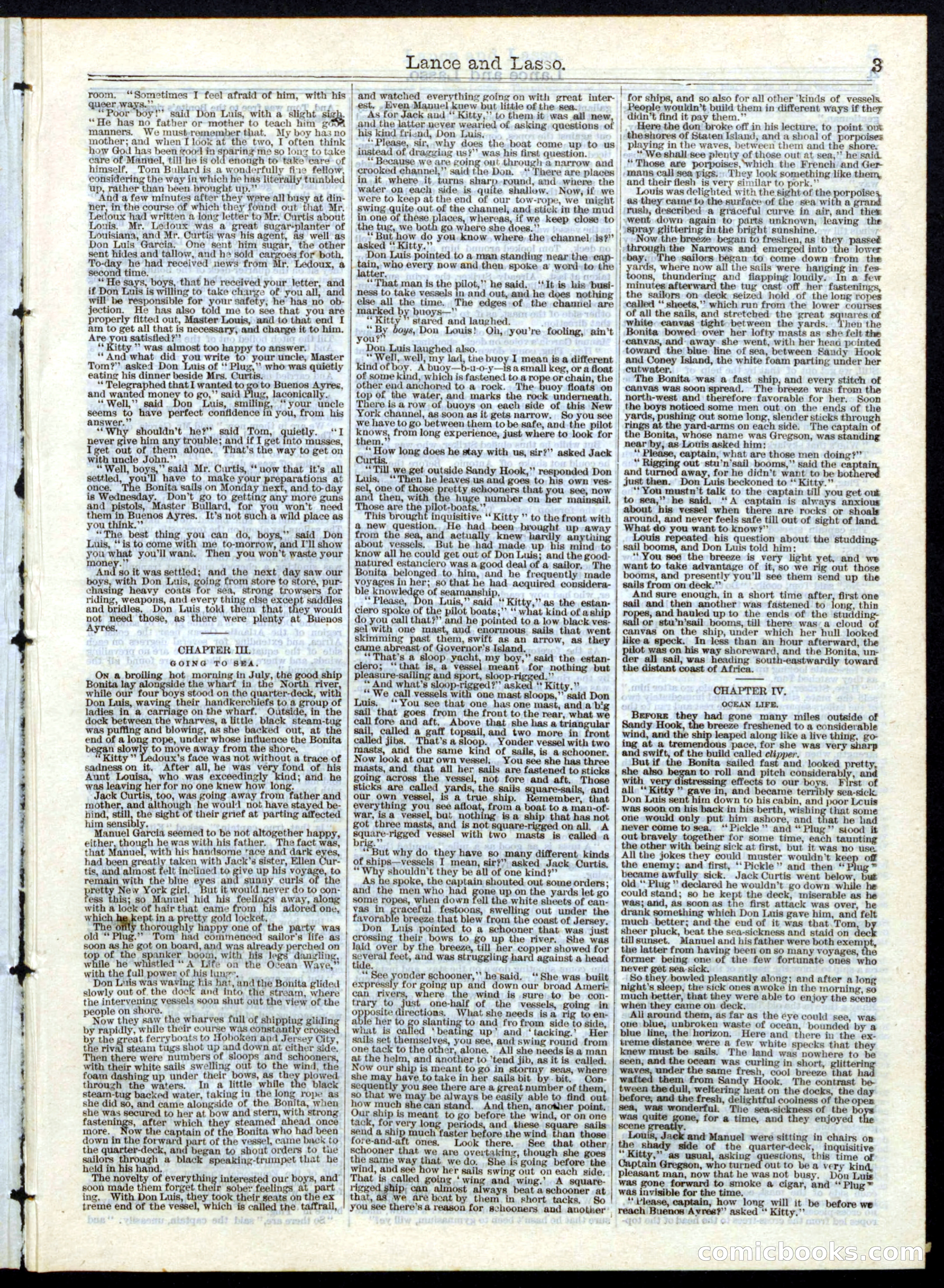 Beadle's Half Dime Library, No. 150 — page 3 of 24