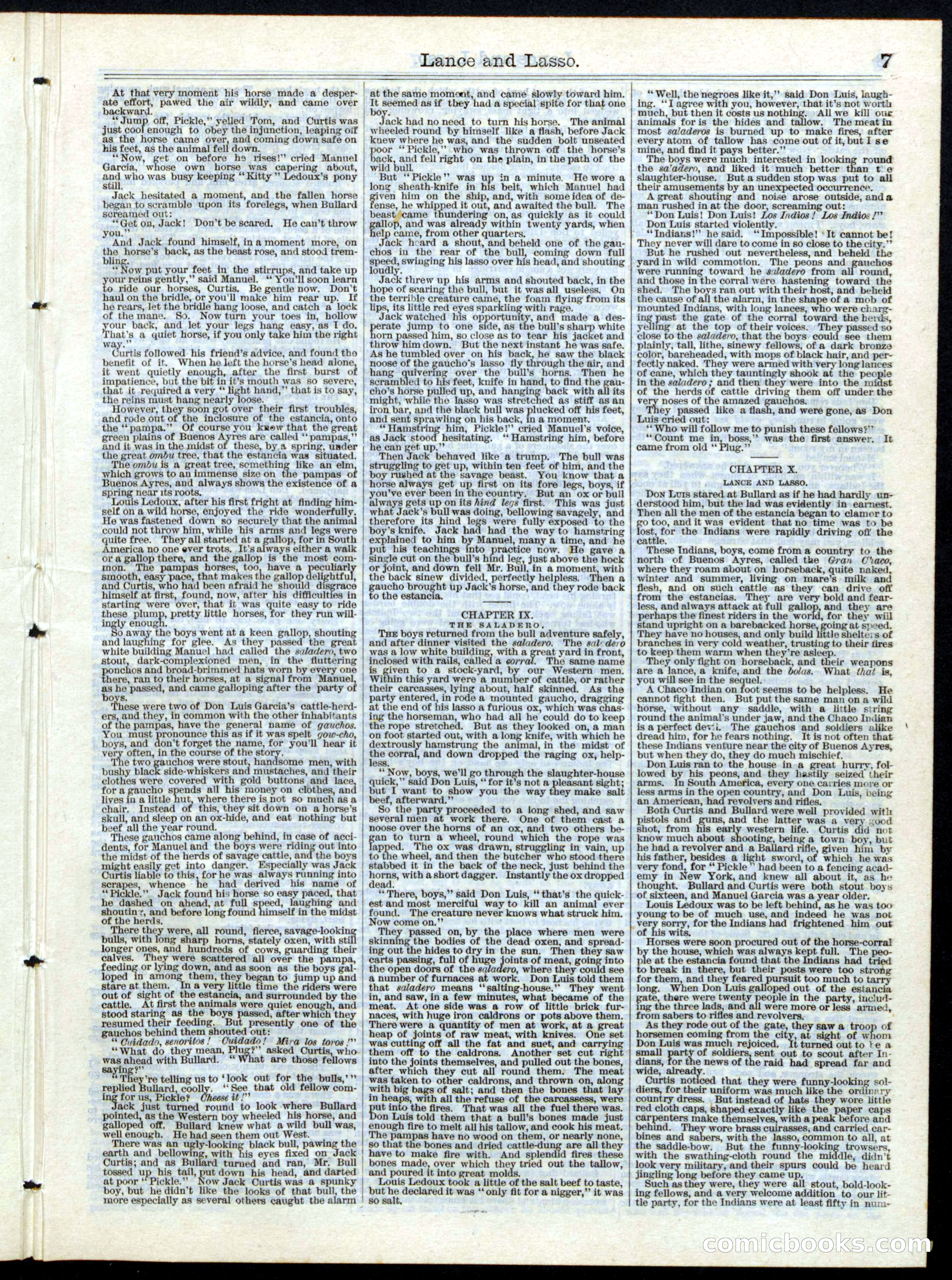 Beadle's Half Dime Library, No. 150 — page 7 of 24