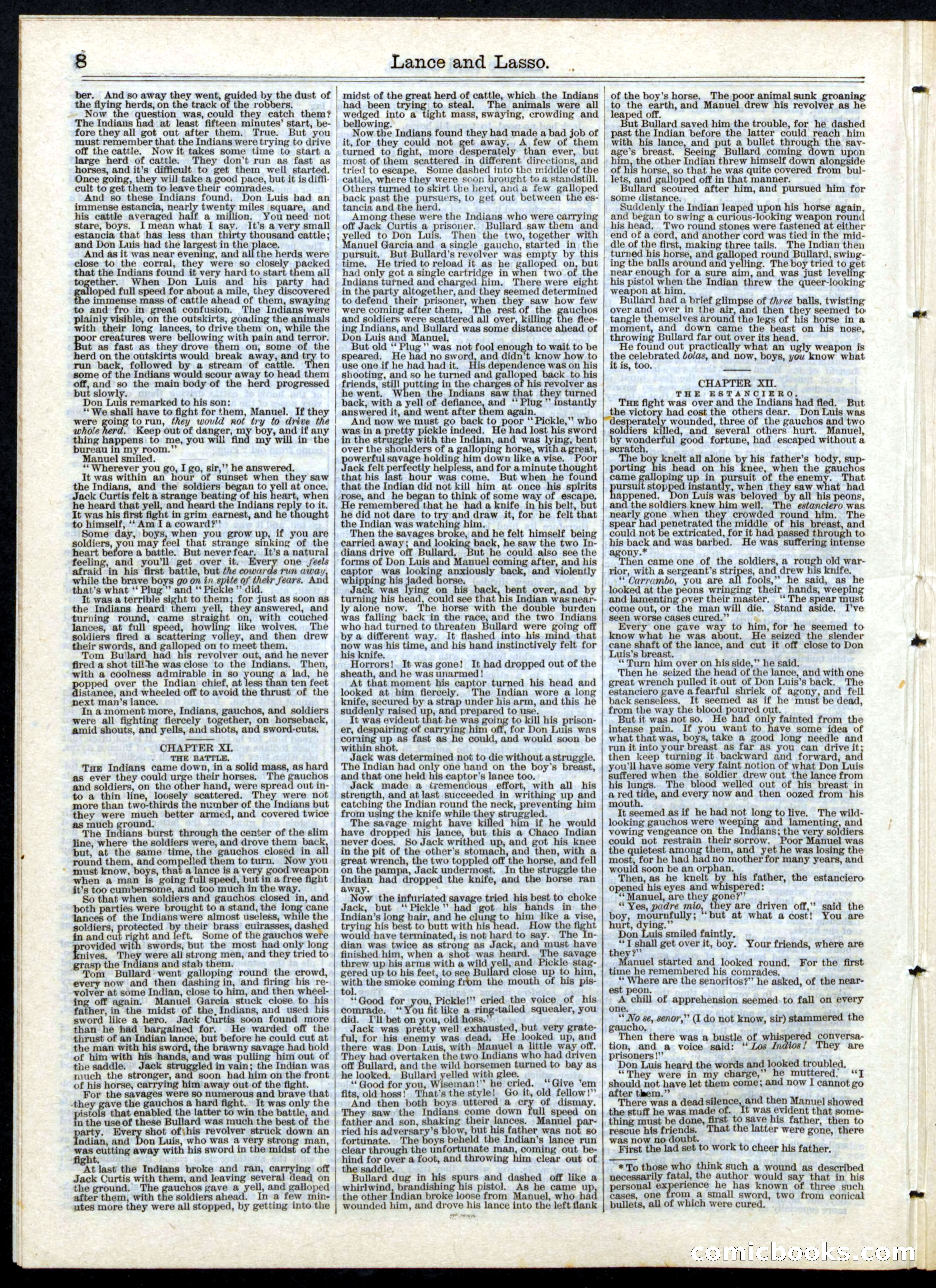 Beadle's Half Dime Library, No. 150 — page 8 of 24