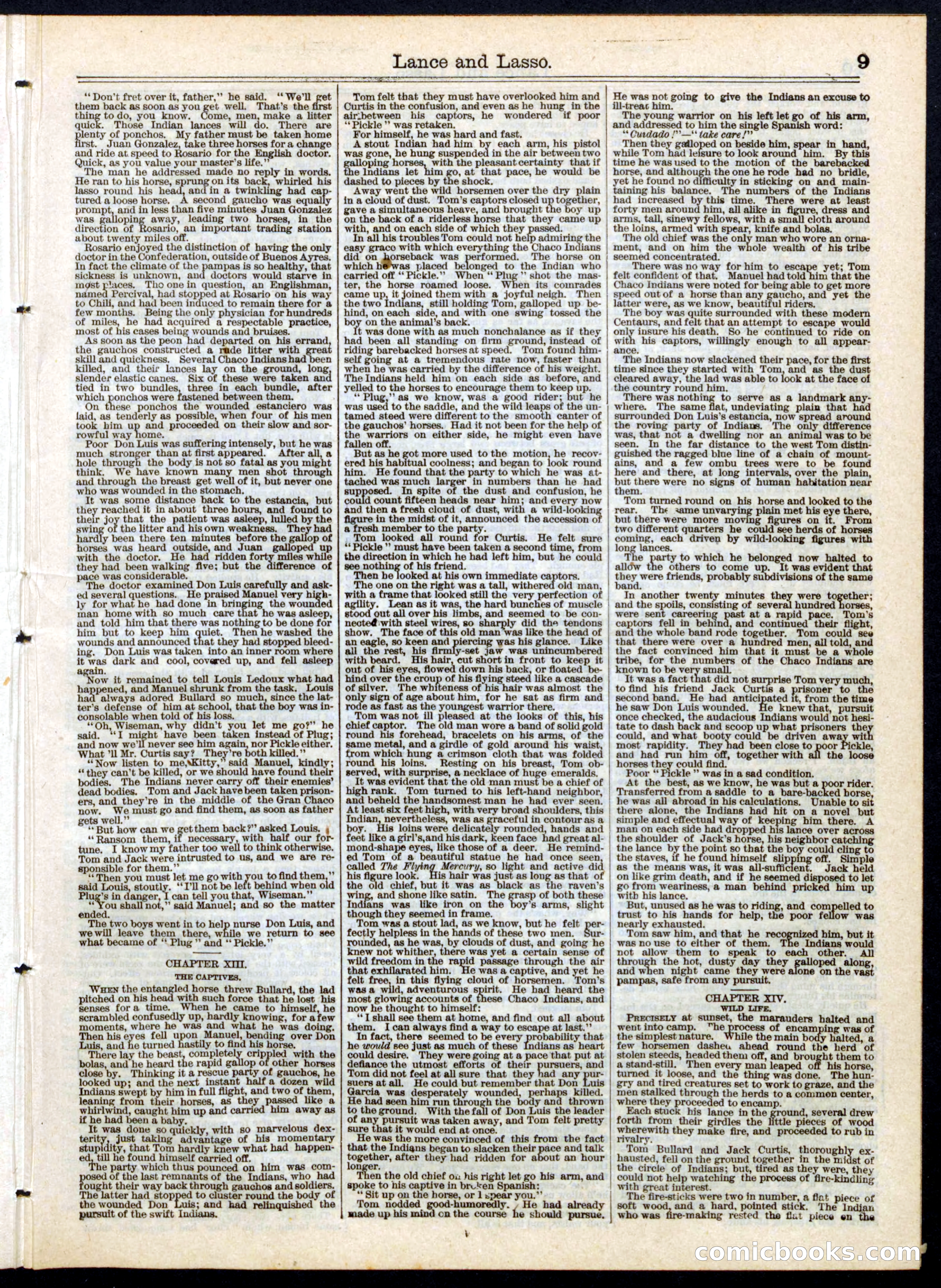 Beadle's Half Dime Library, No. 150 — page 9 of 24