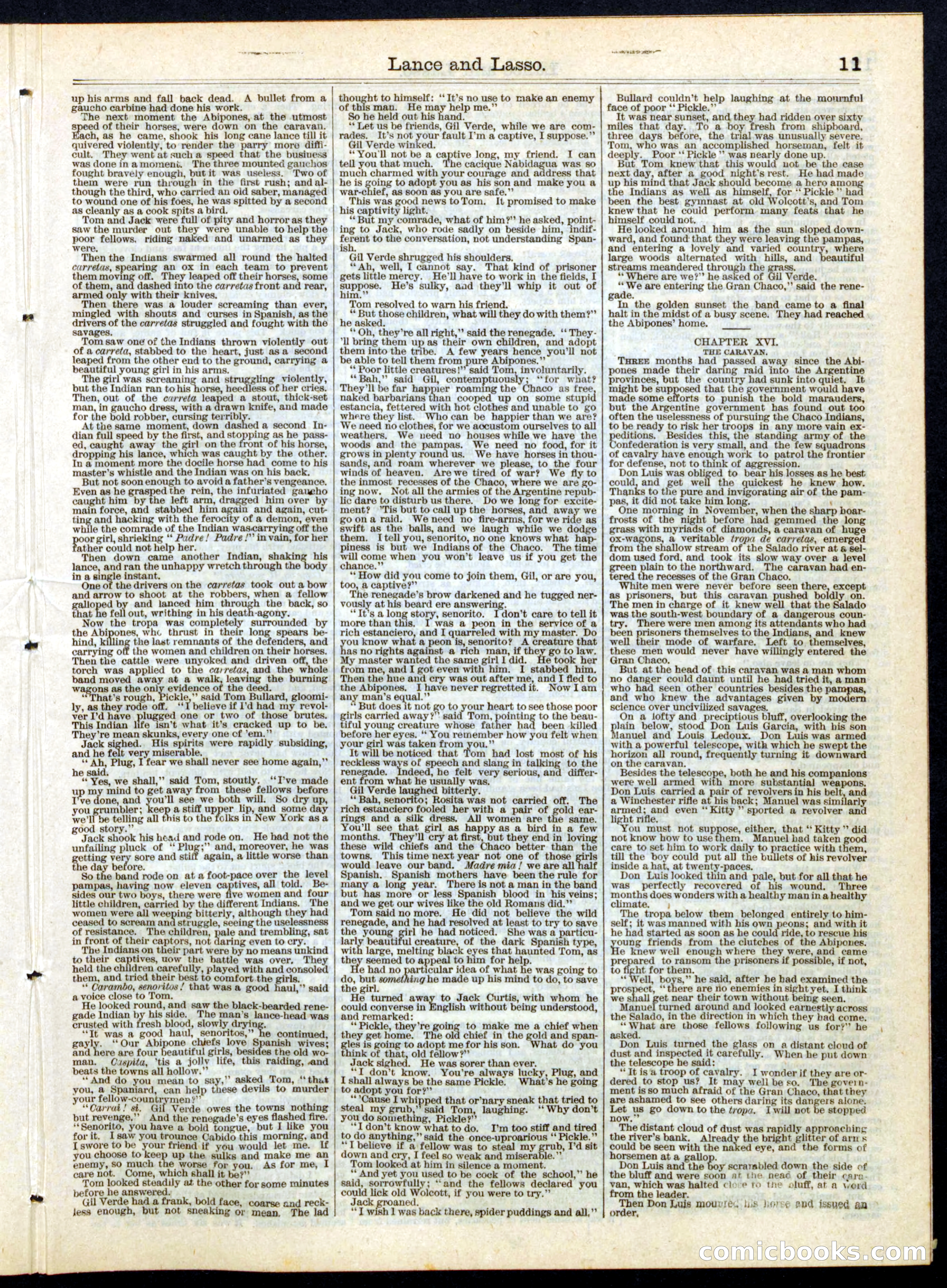 Beadle's Half Dime Library, No. 150 — page 11 of 24
