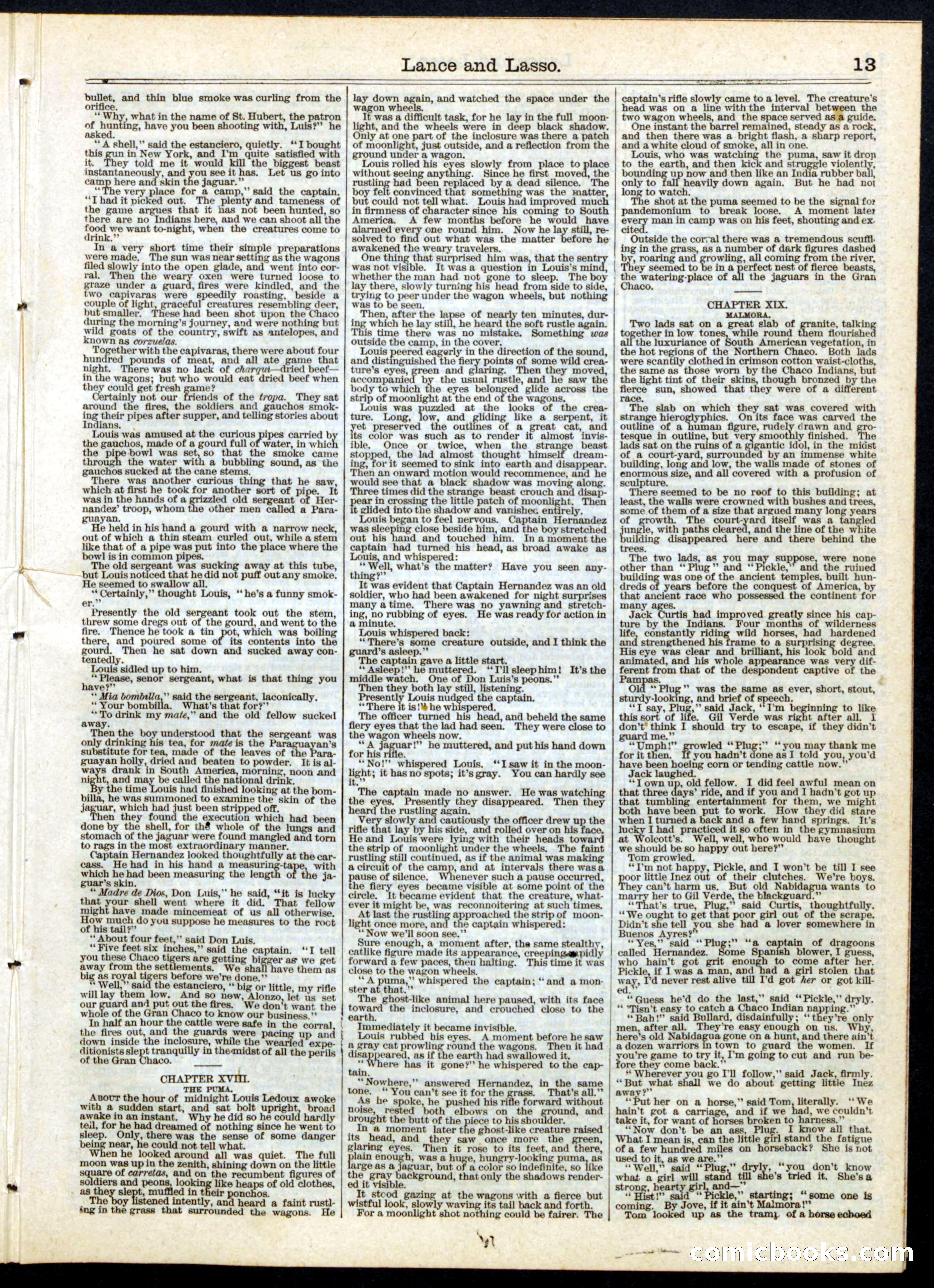 Beadle's Half Dime Library, No. 150 — page 13 of 24