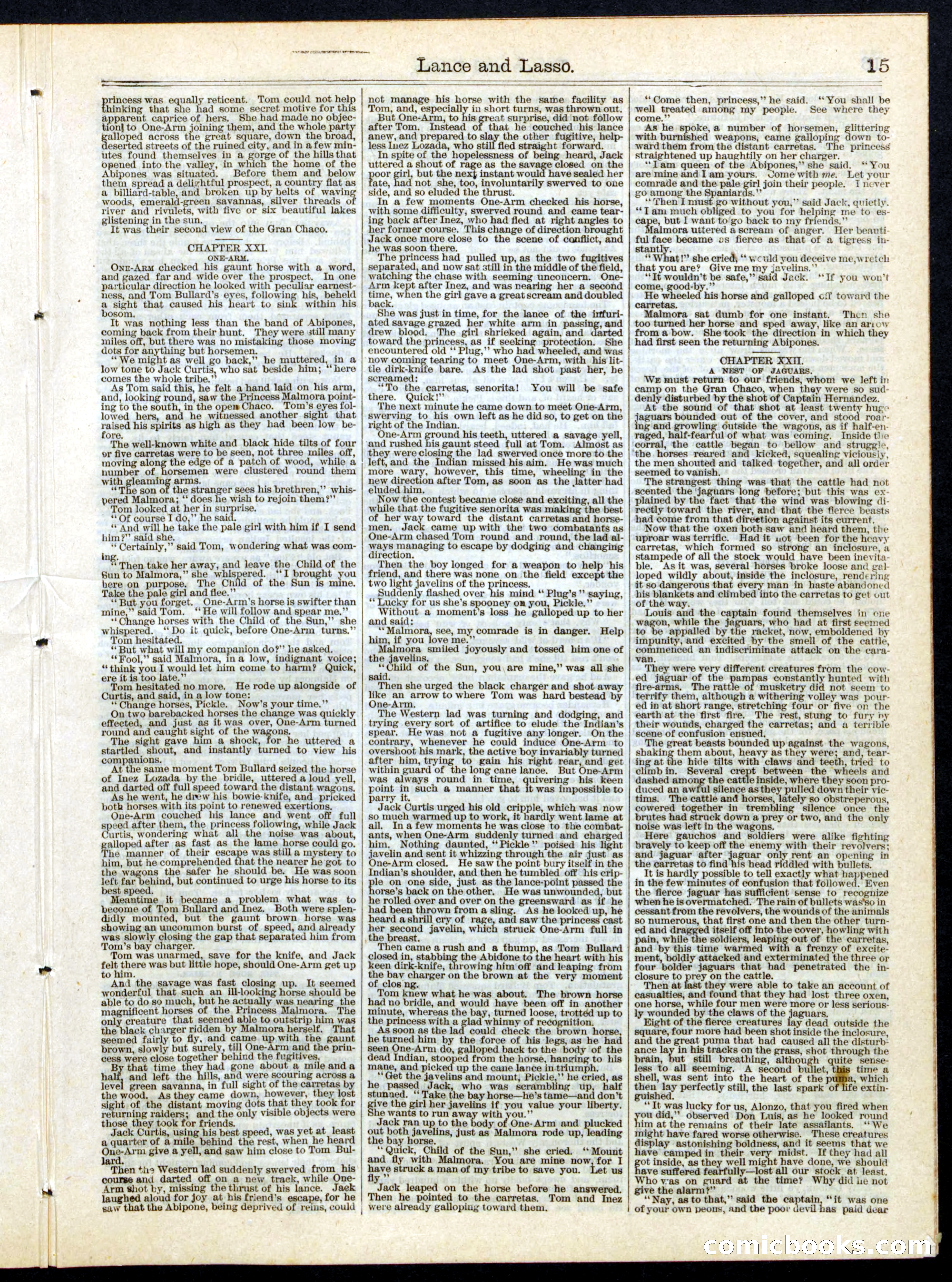 Beadle's Half Dime Library, No. 150 — page 15 of 24