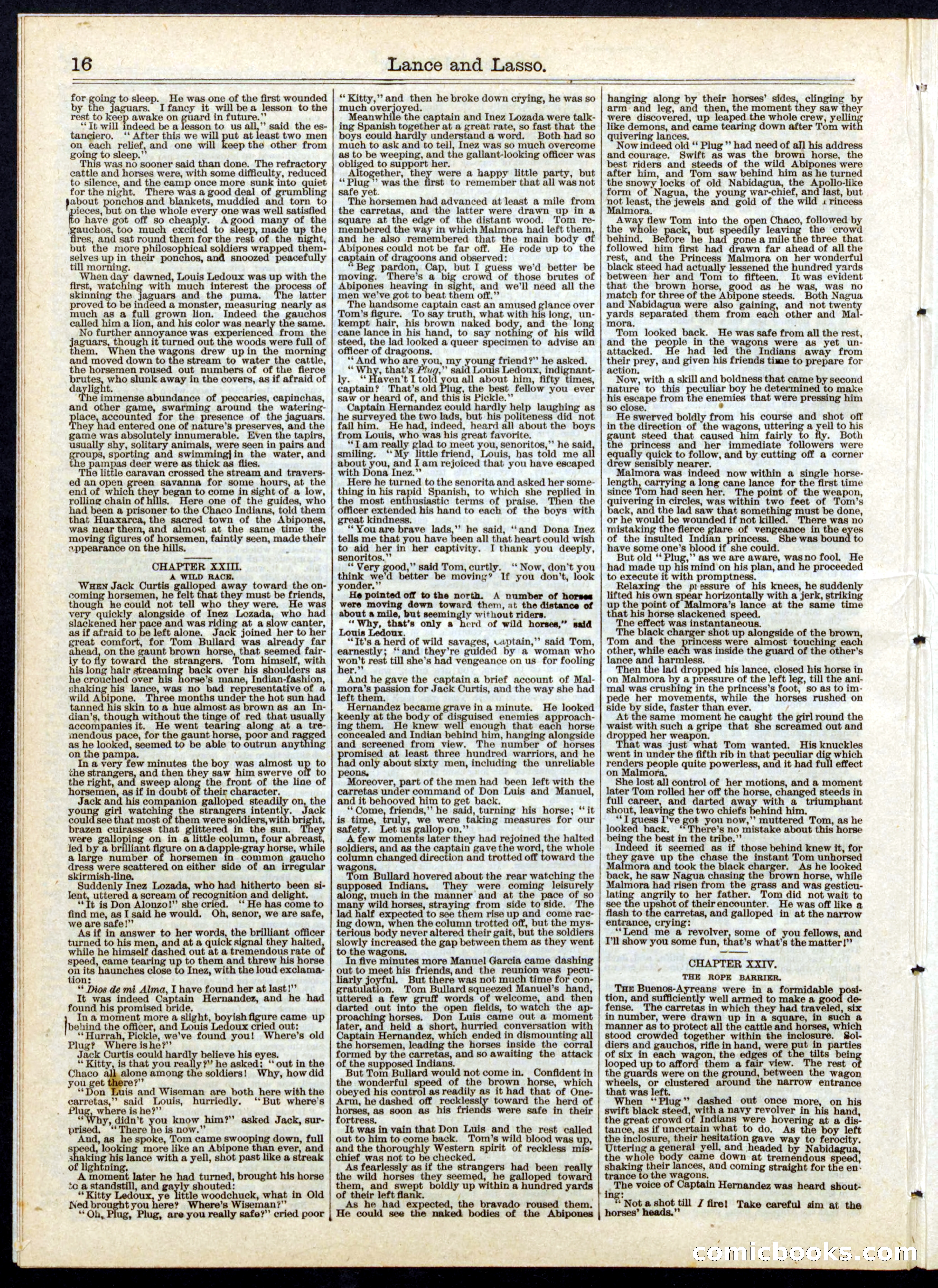 Beadle's Half Dime Library, No. 150 — page 16 of 24