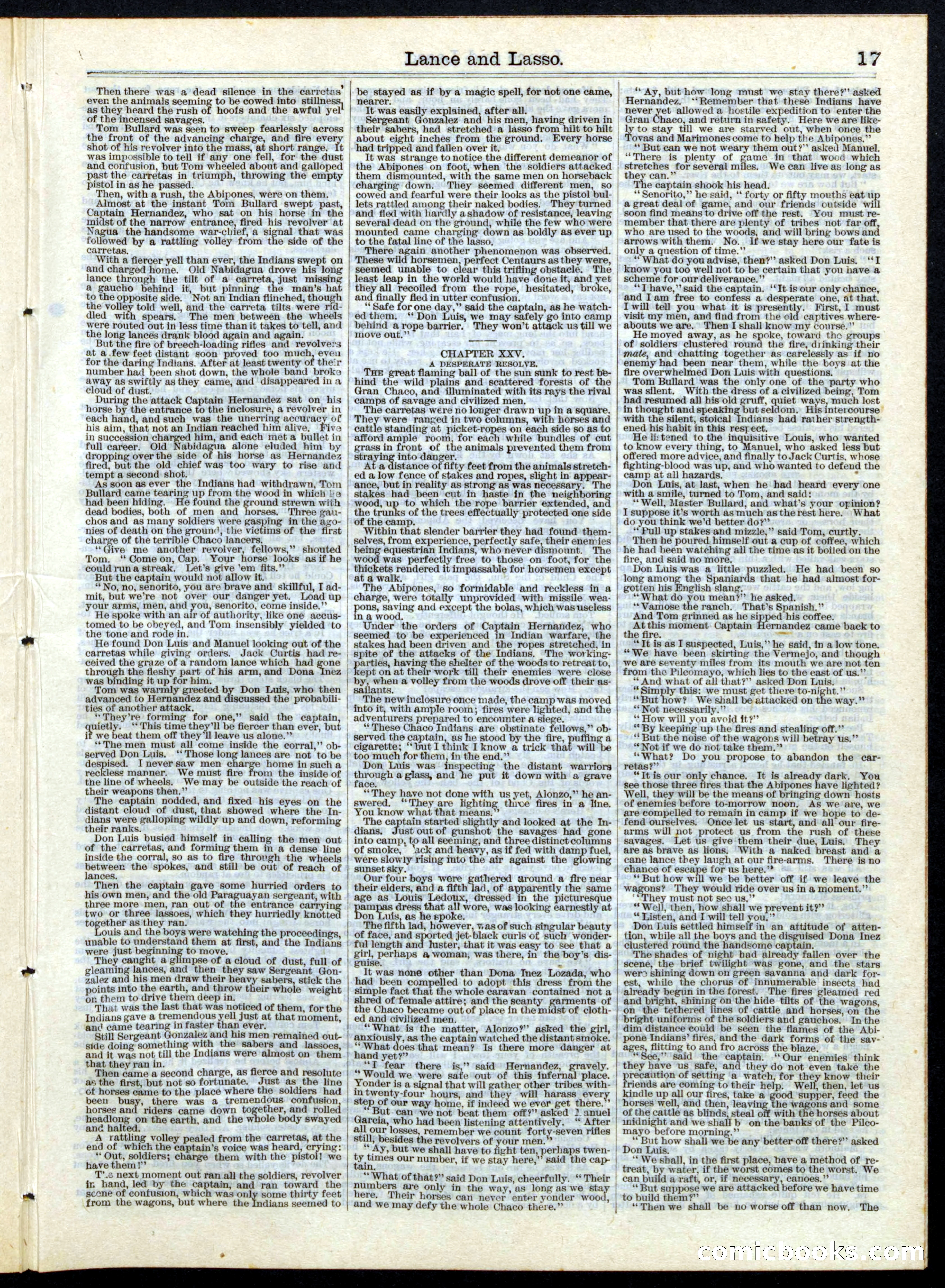 Beadle's Half Dime Library, No. 150 — page 17 of 24