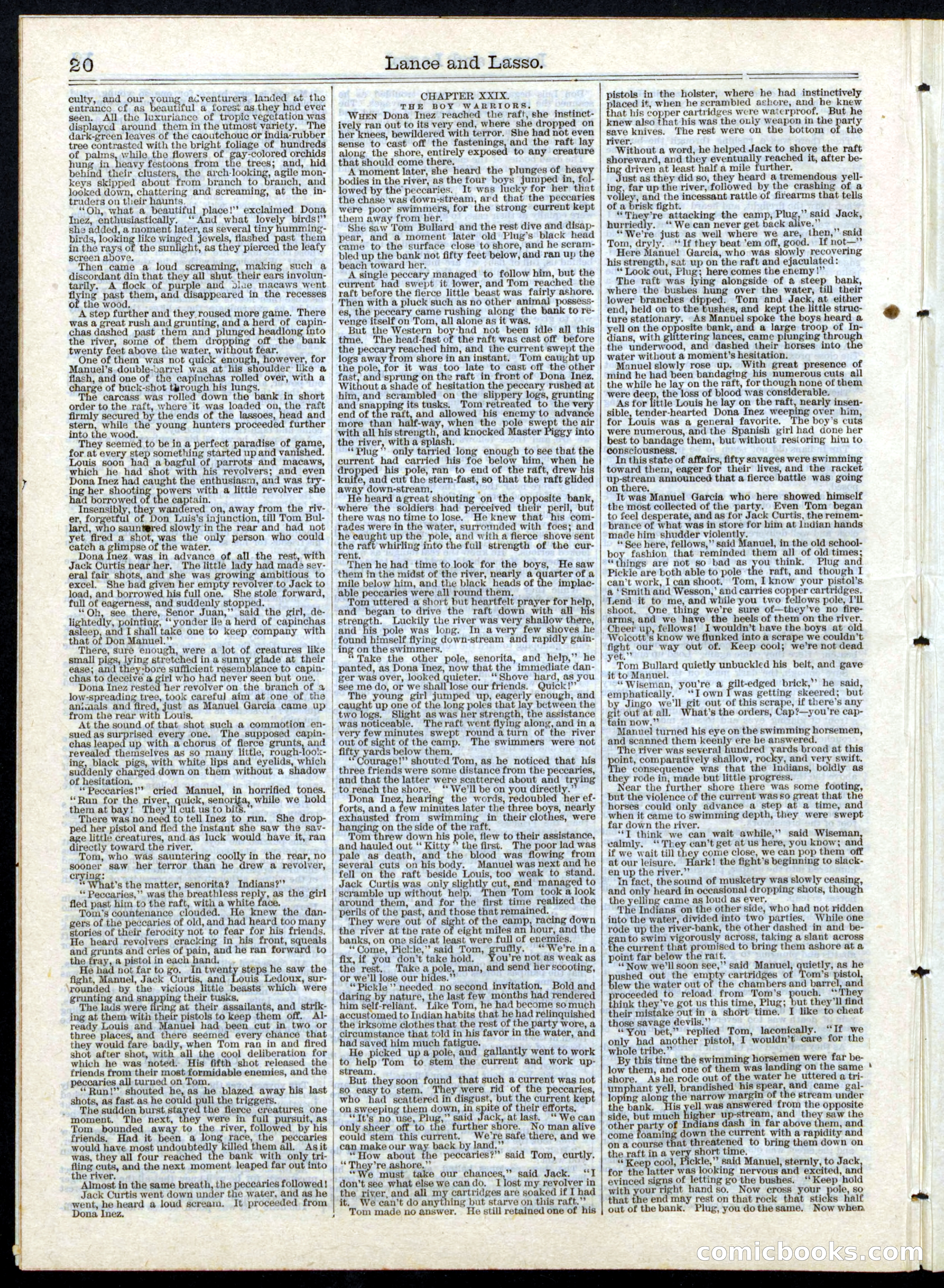 Beadle's Half Dime Library, No. 150 — page 20 of 24