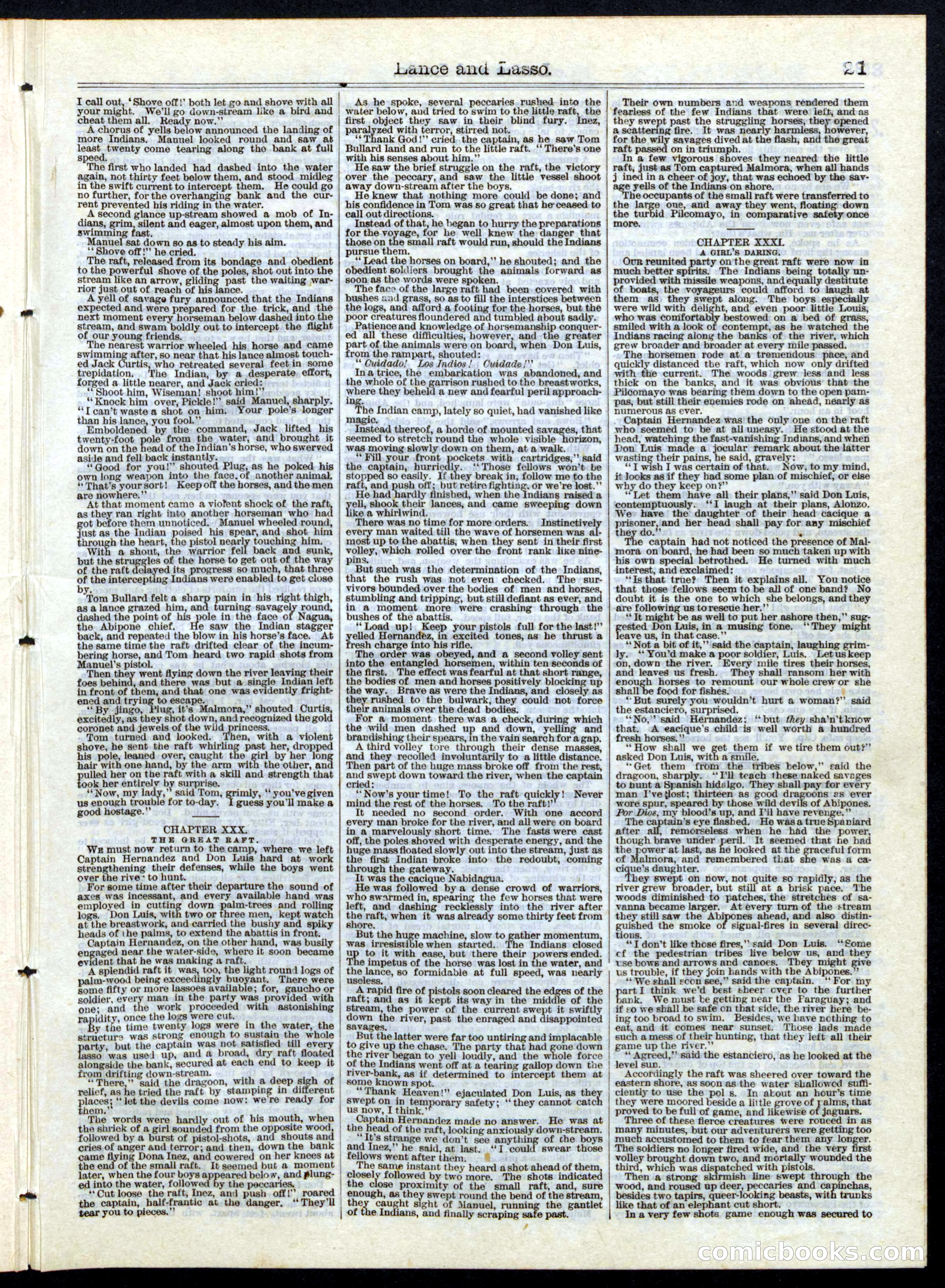 Beadle's Half Dime Library, No. 150 — page 21 of 24