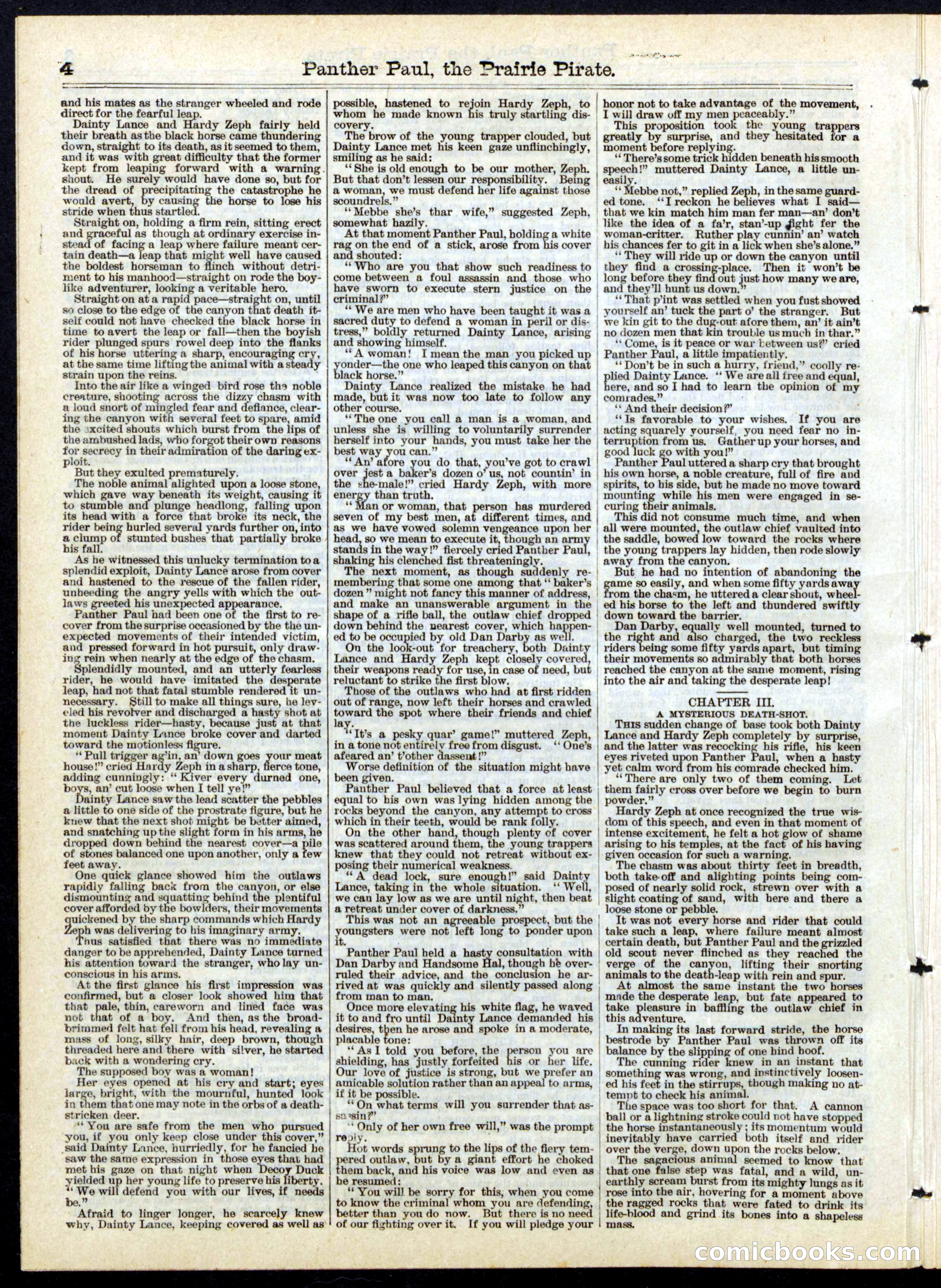 Beadle's Half Dime Library No. 151 — page 4 of 16