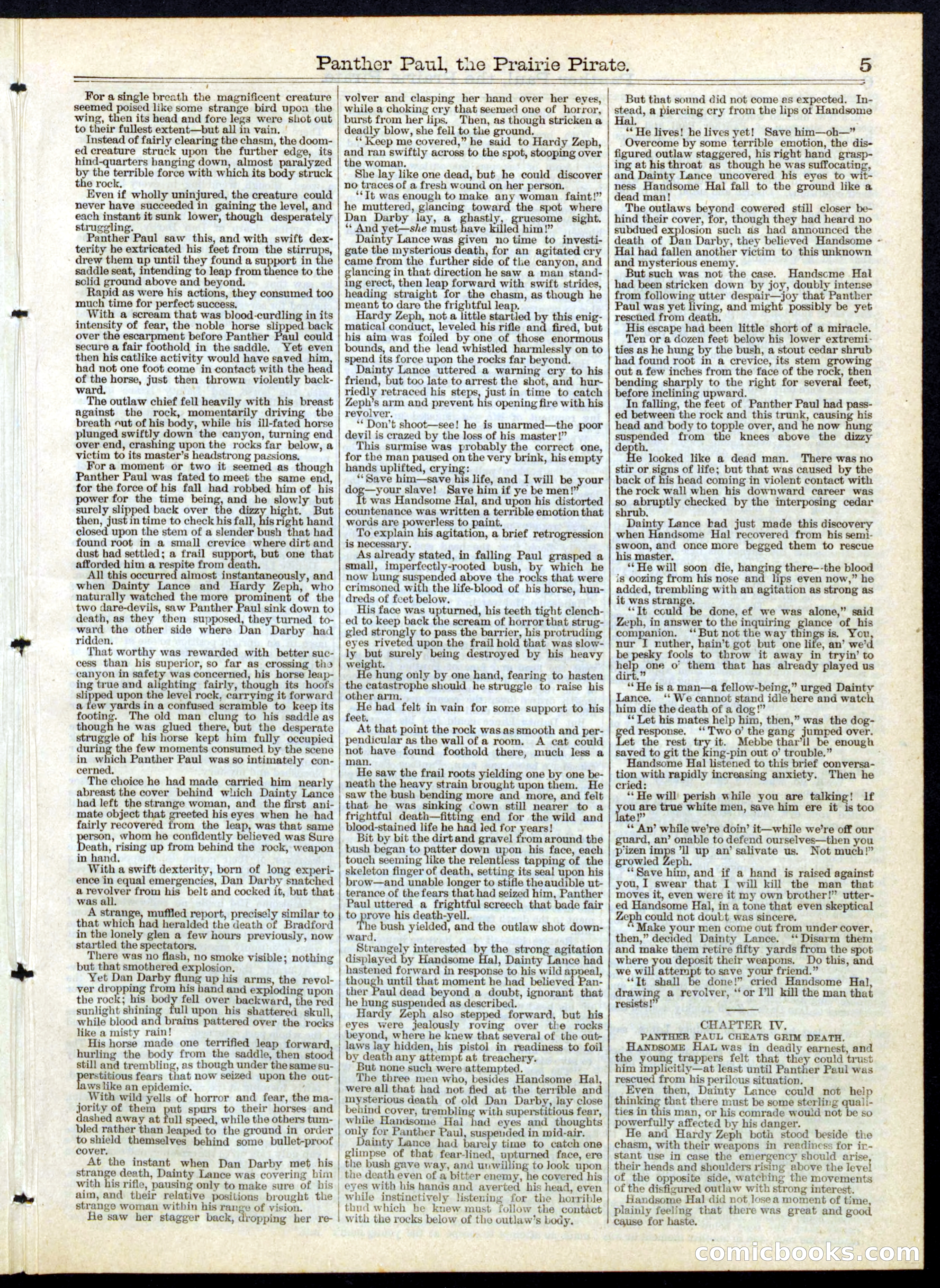Beadle's Half Dime Library No. 151 — page 5 of 16