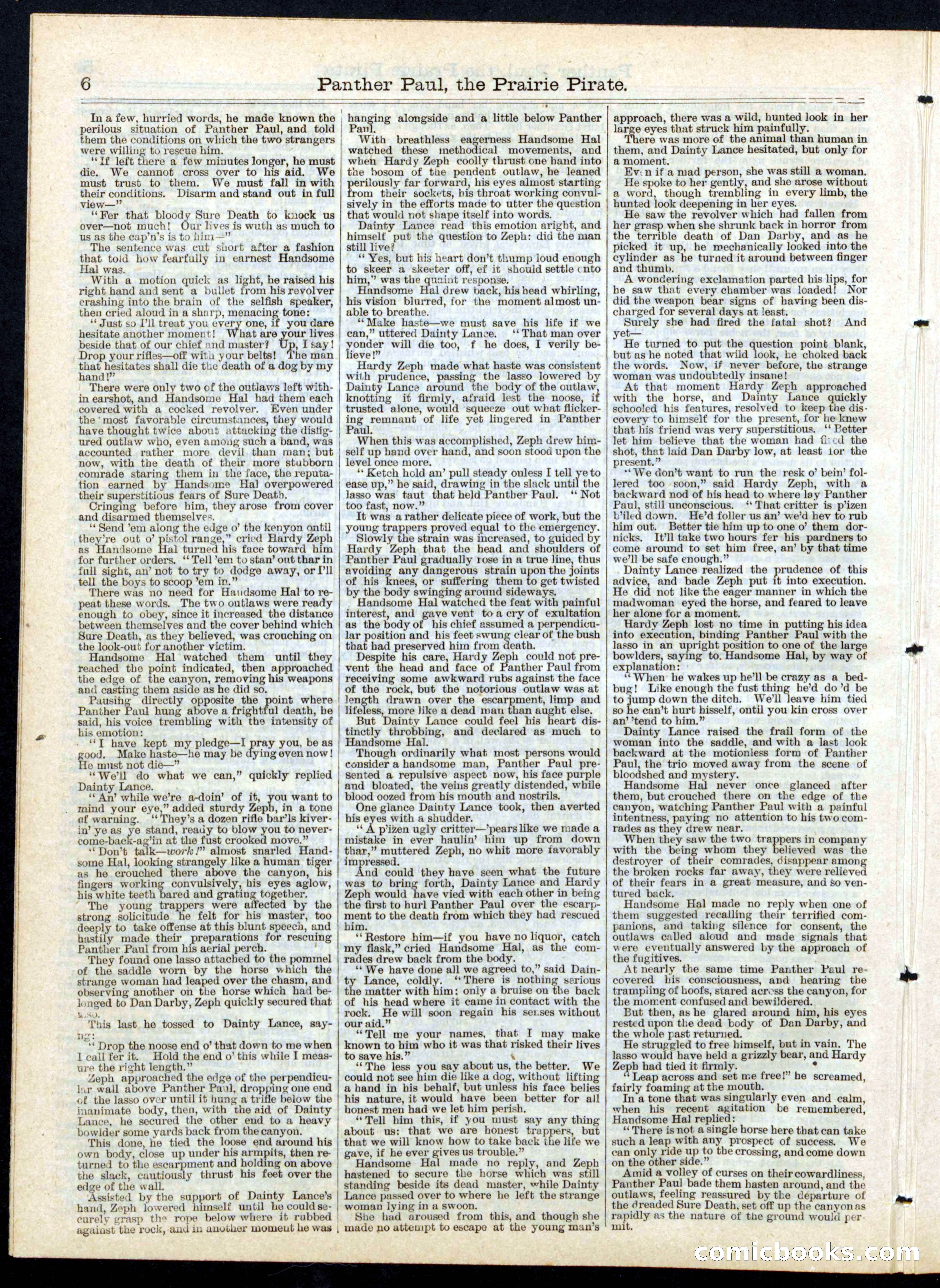 Beadle's Half Dime Library No. 151 — page 6 of 16