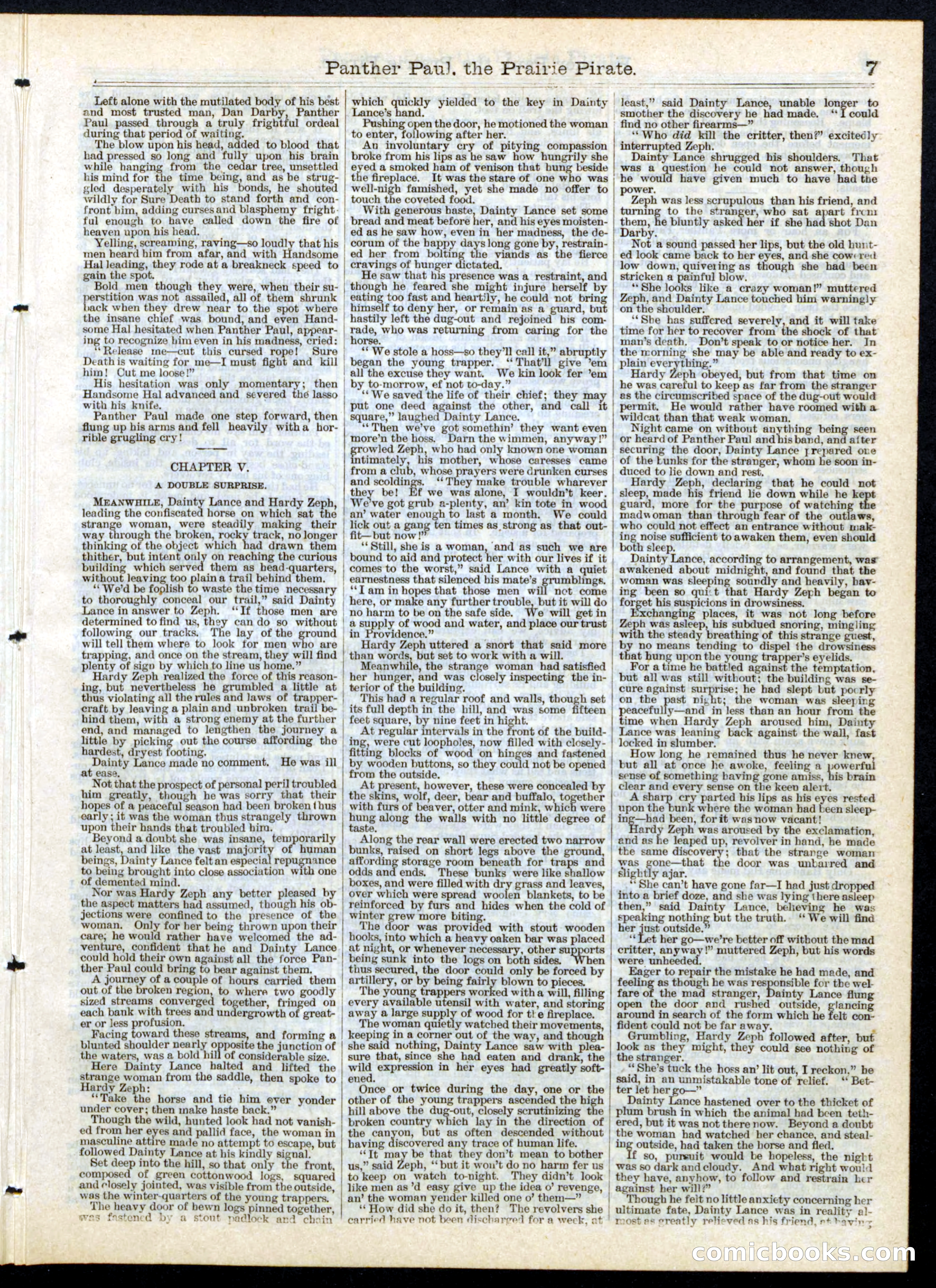 Beadle's Half Dime Library No. 151 — page 7 of 16