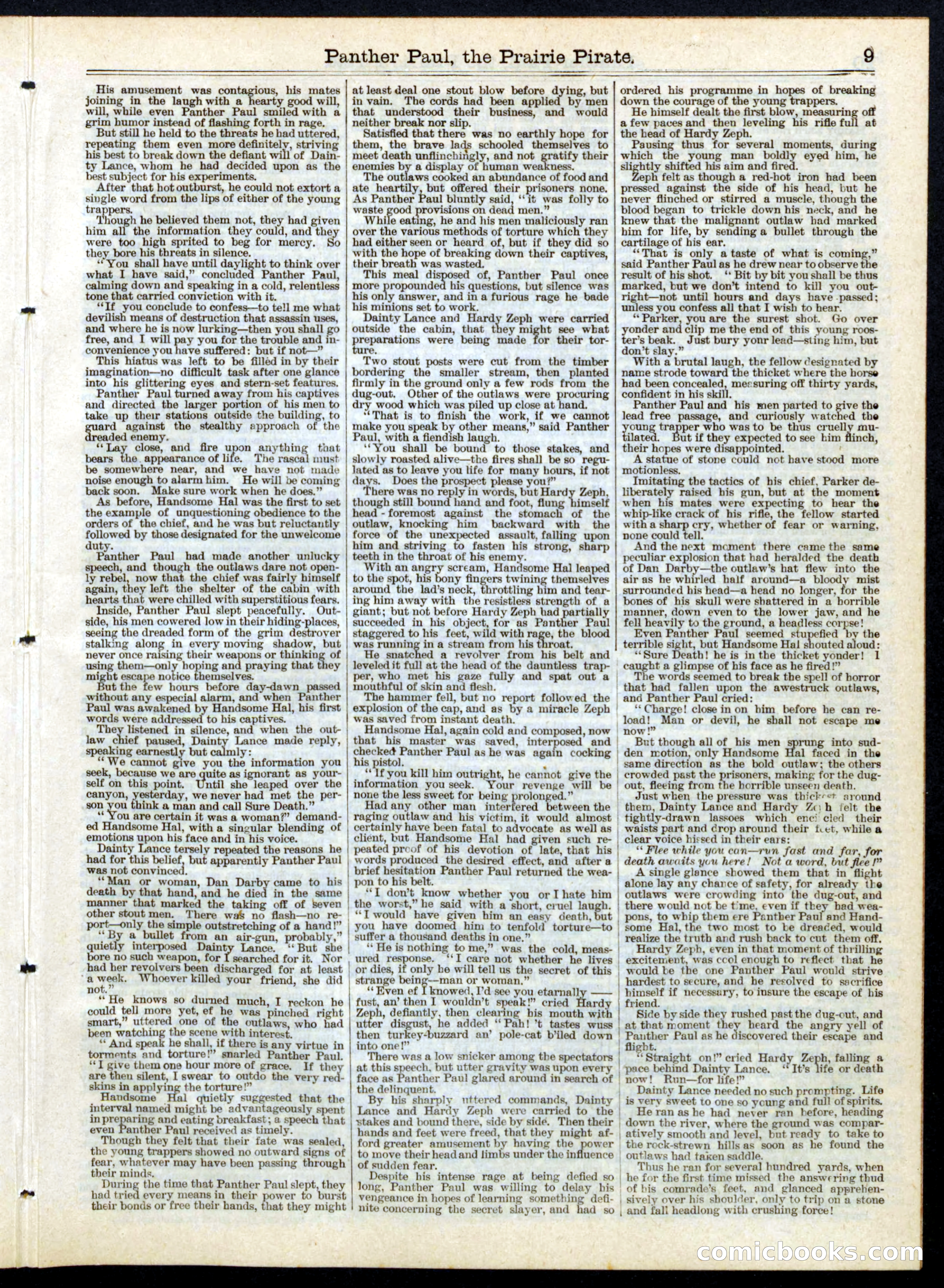 Beadle's Half Dime Library No. 151 — page 9 of 16