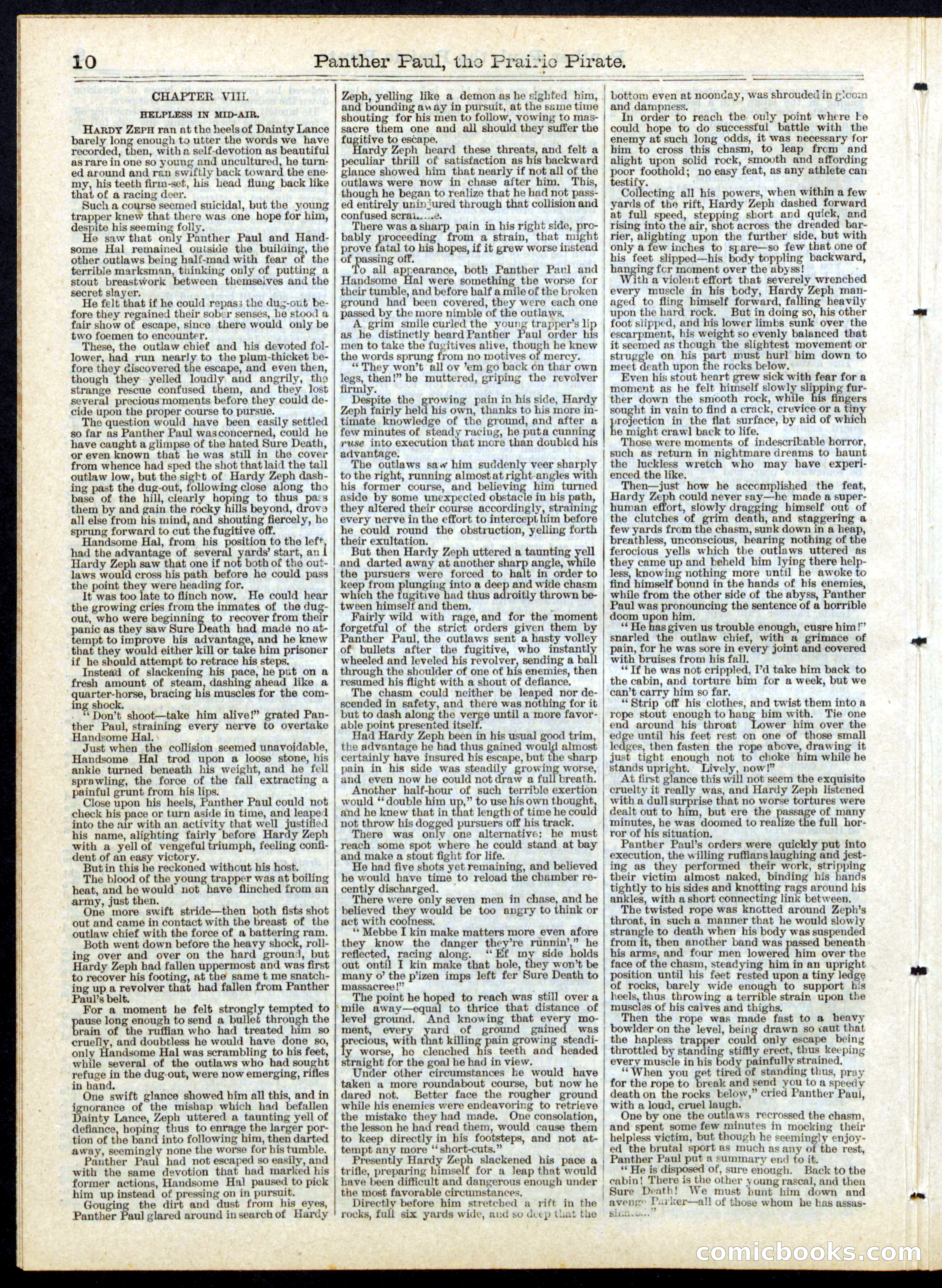 Beadle's Half Dime Library No. 151 — page 10 of 16