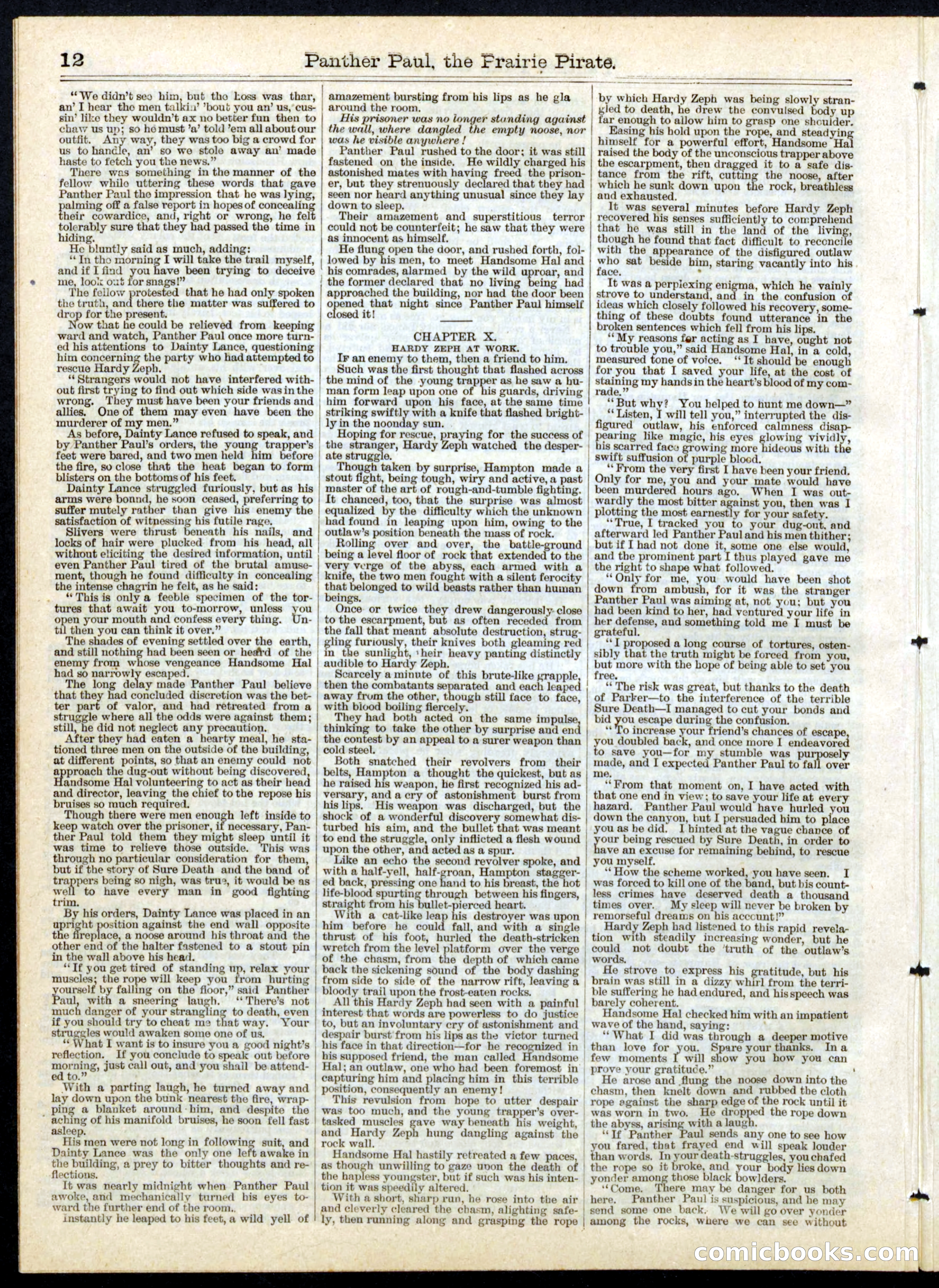 Beadle's Half Dime Library No. 151 — page 12 of 16