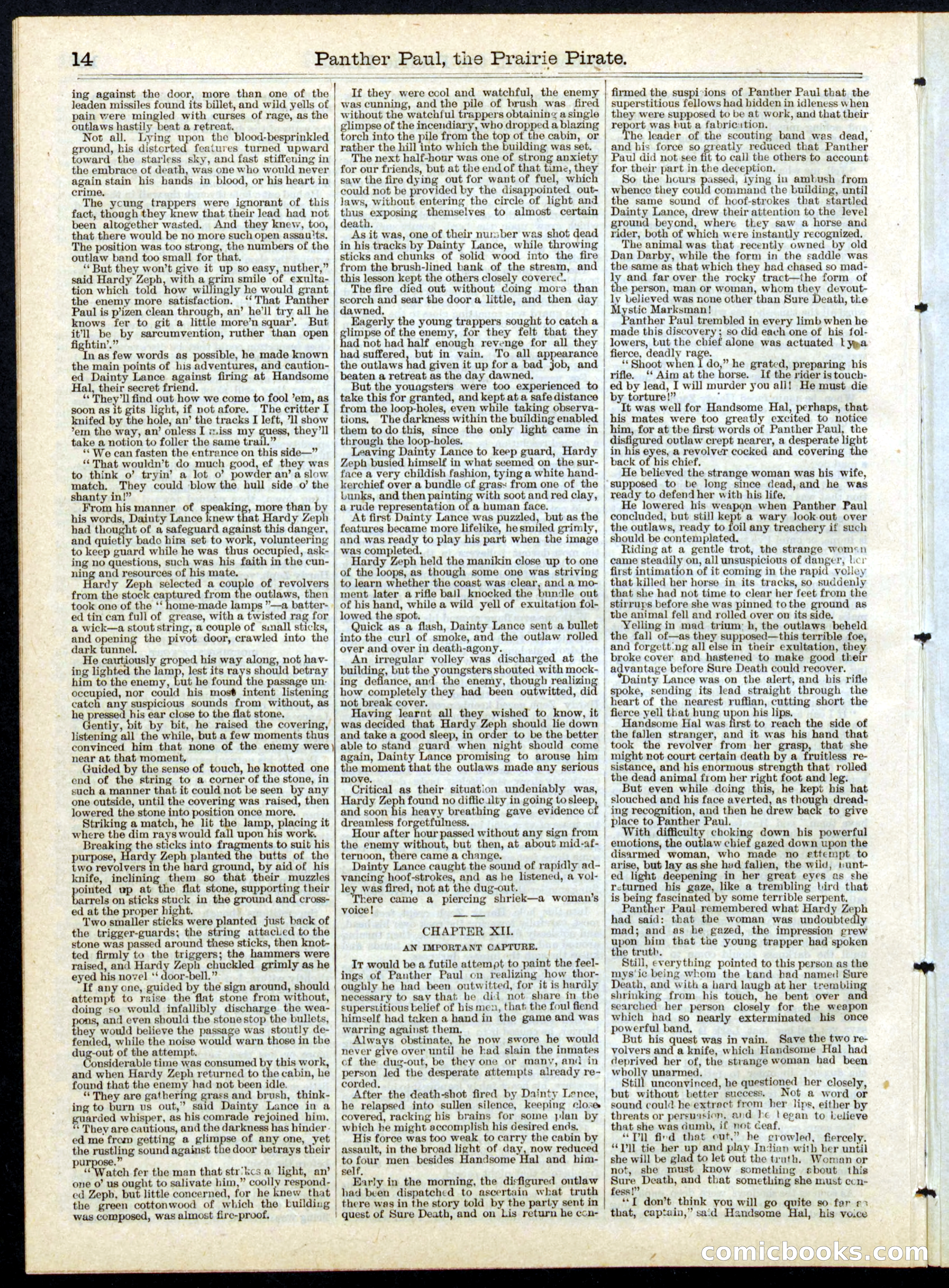 Beadle's Half Dime Library No. 151 — page 14 of 16